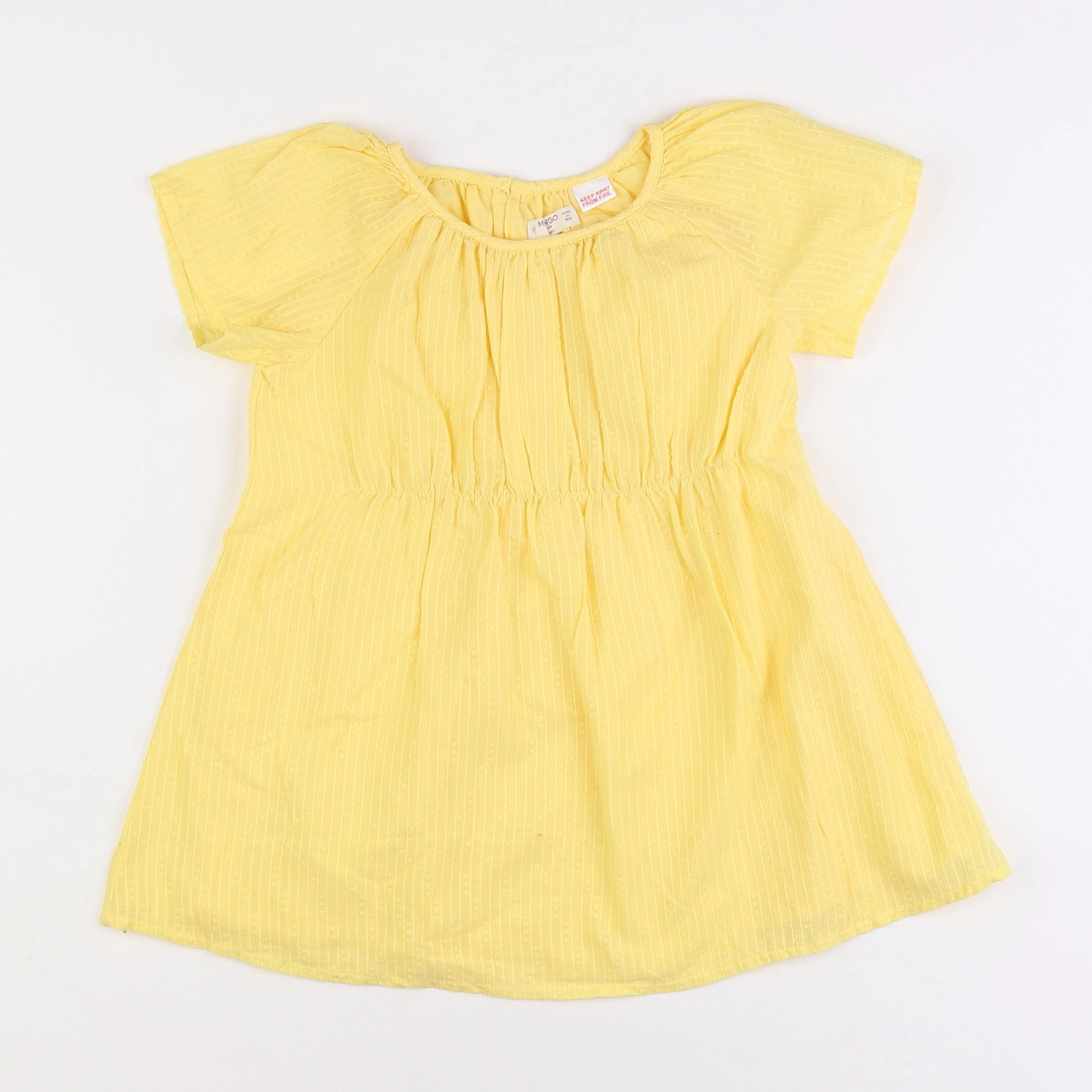 Mango - robe jaune - 2/3 ans