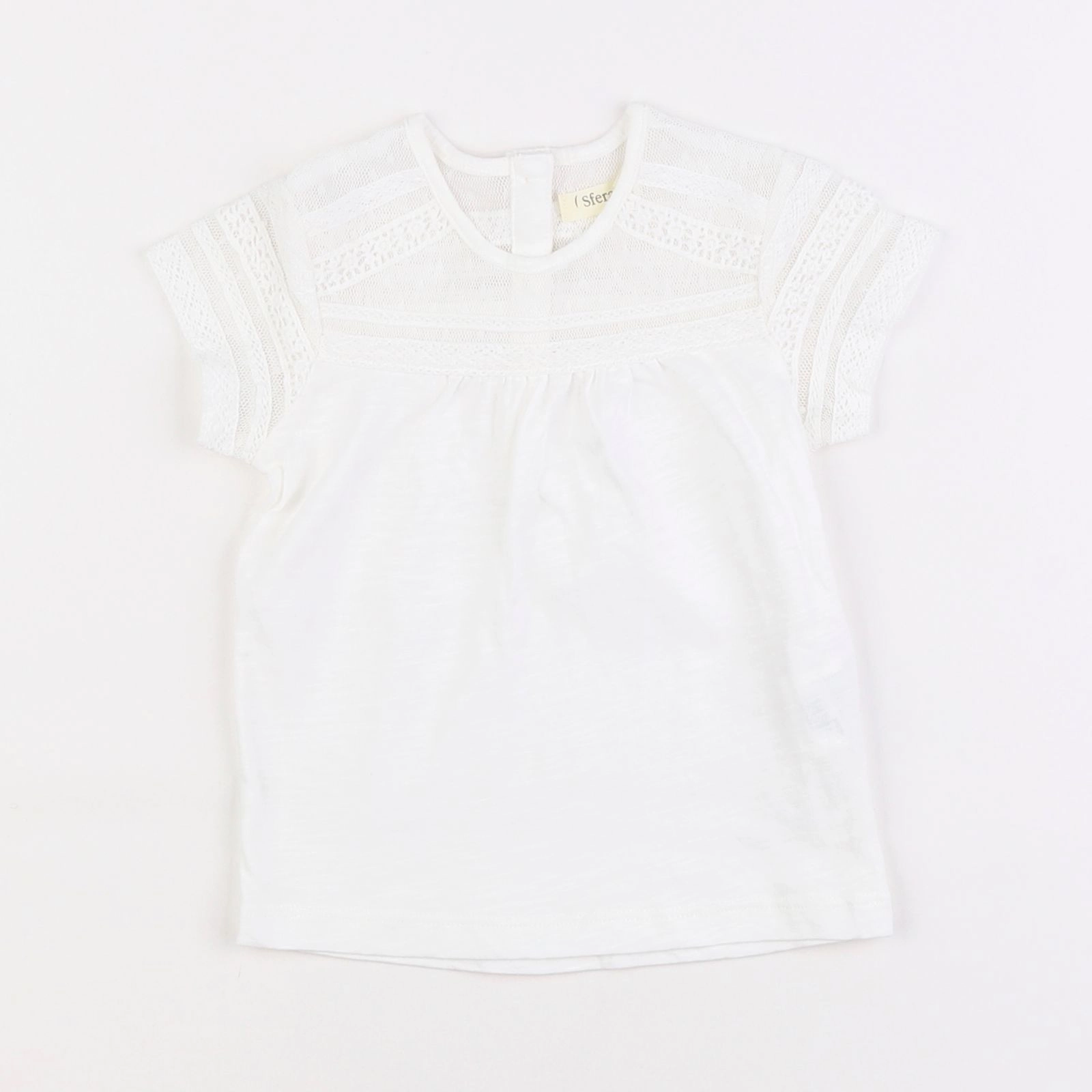 Sfera - tee-shirt blanc - 12/18 mois