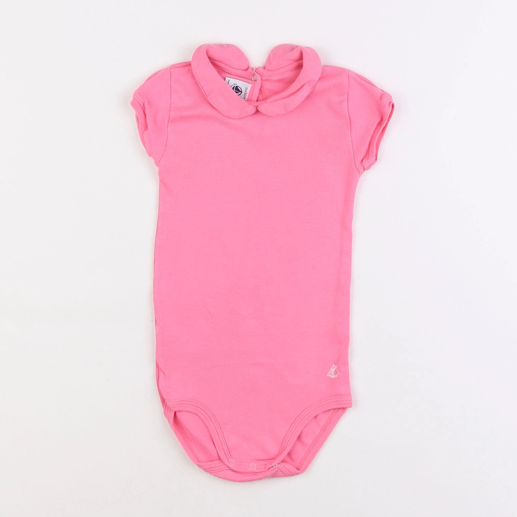 Petit Bateau - body rose - 2 ans