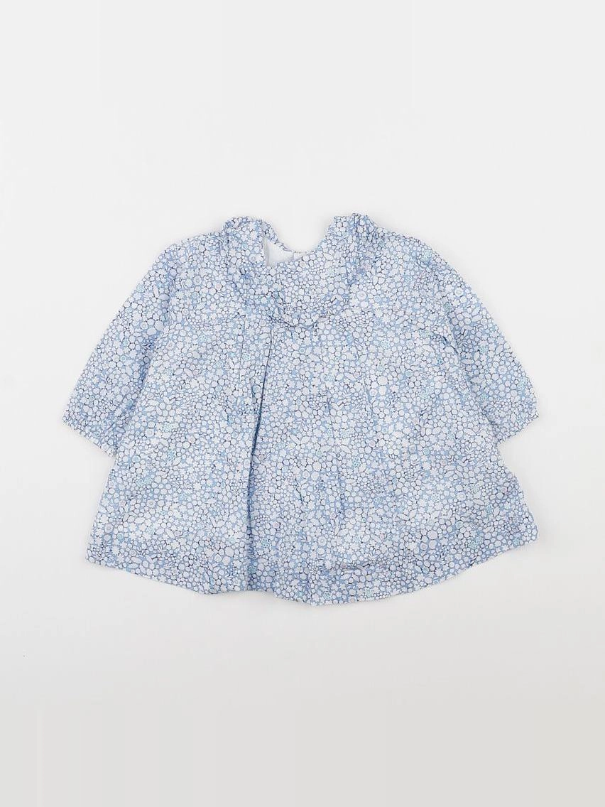 Jacadi - robe liberty bleu - 6 mois