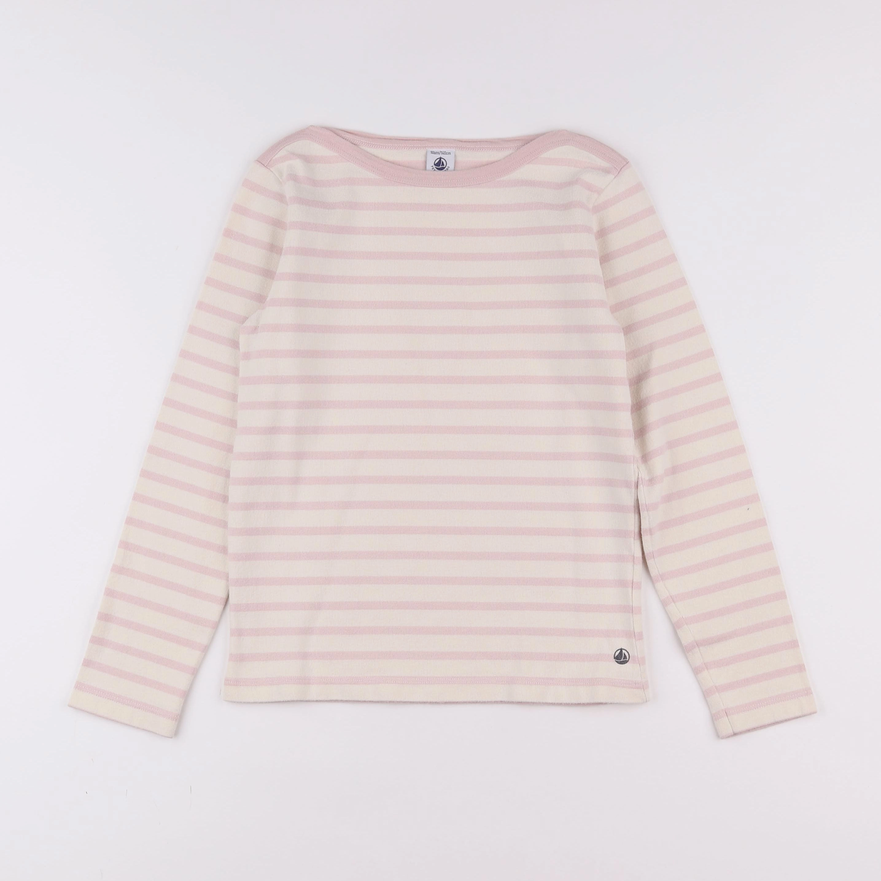 Petit Bateau - sweat rose - 10 ans