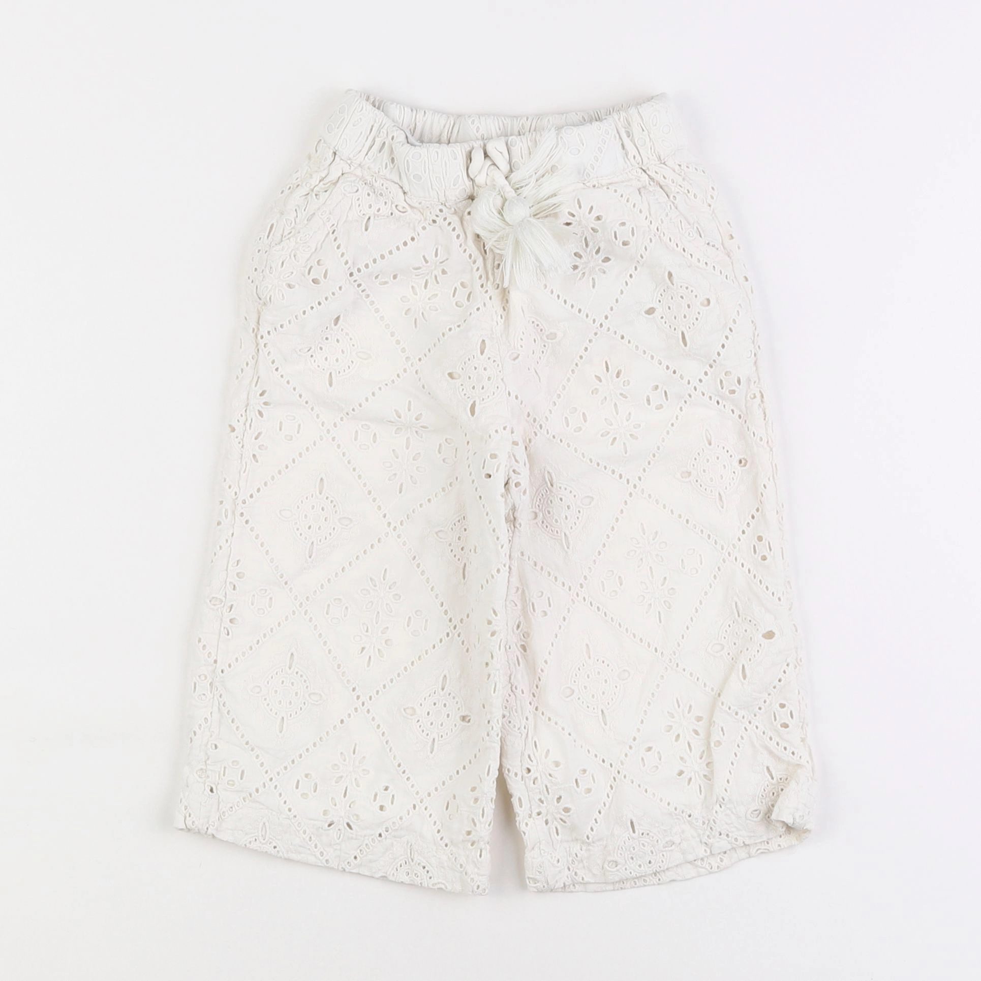 Vertbaudet - pantalon blanc - 3 ans