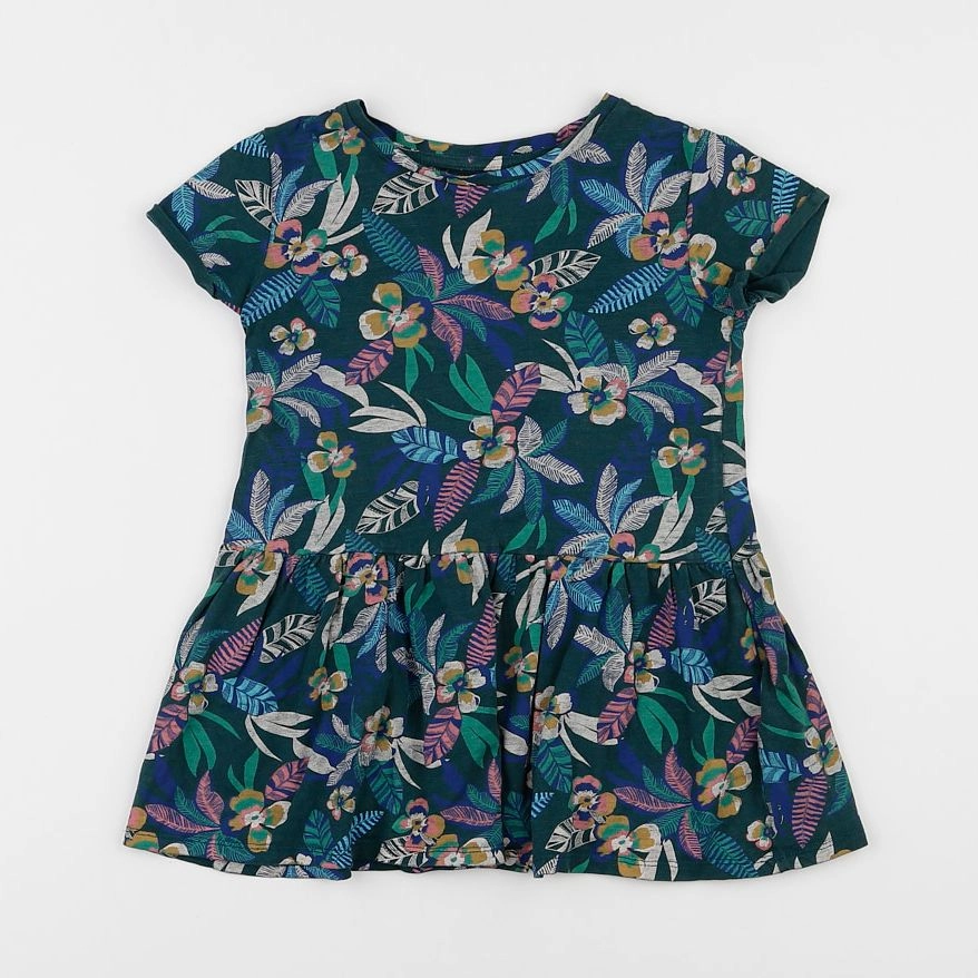 Vertbaudet - robe vert - 4 ans