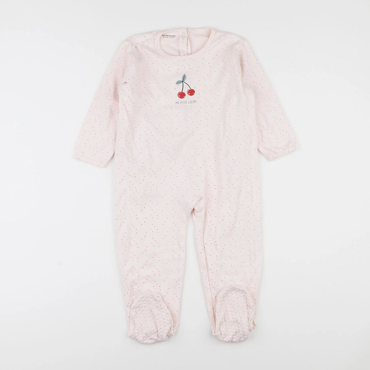 Vertbaudet - pyjama coton rose - 3 ans