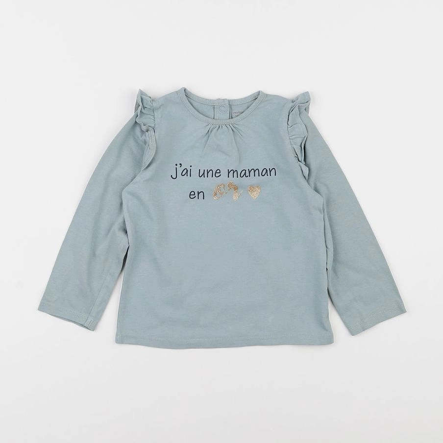 Vertbaudet - tee-shirt vert - 3 ans