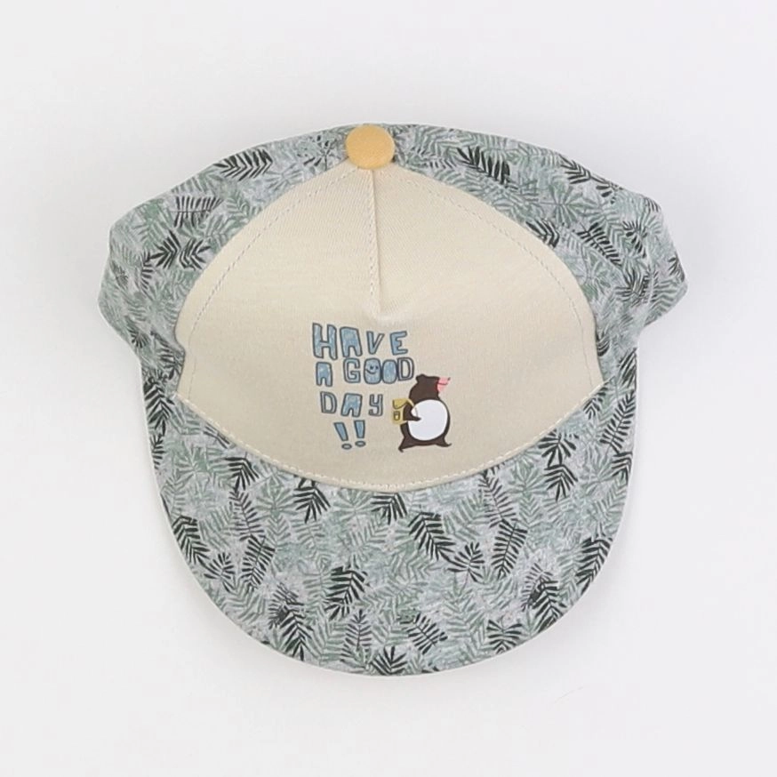 Vertbaudet - casquette bleu - 3/6 mois