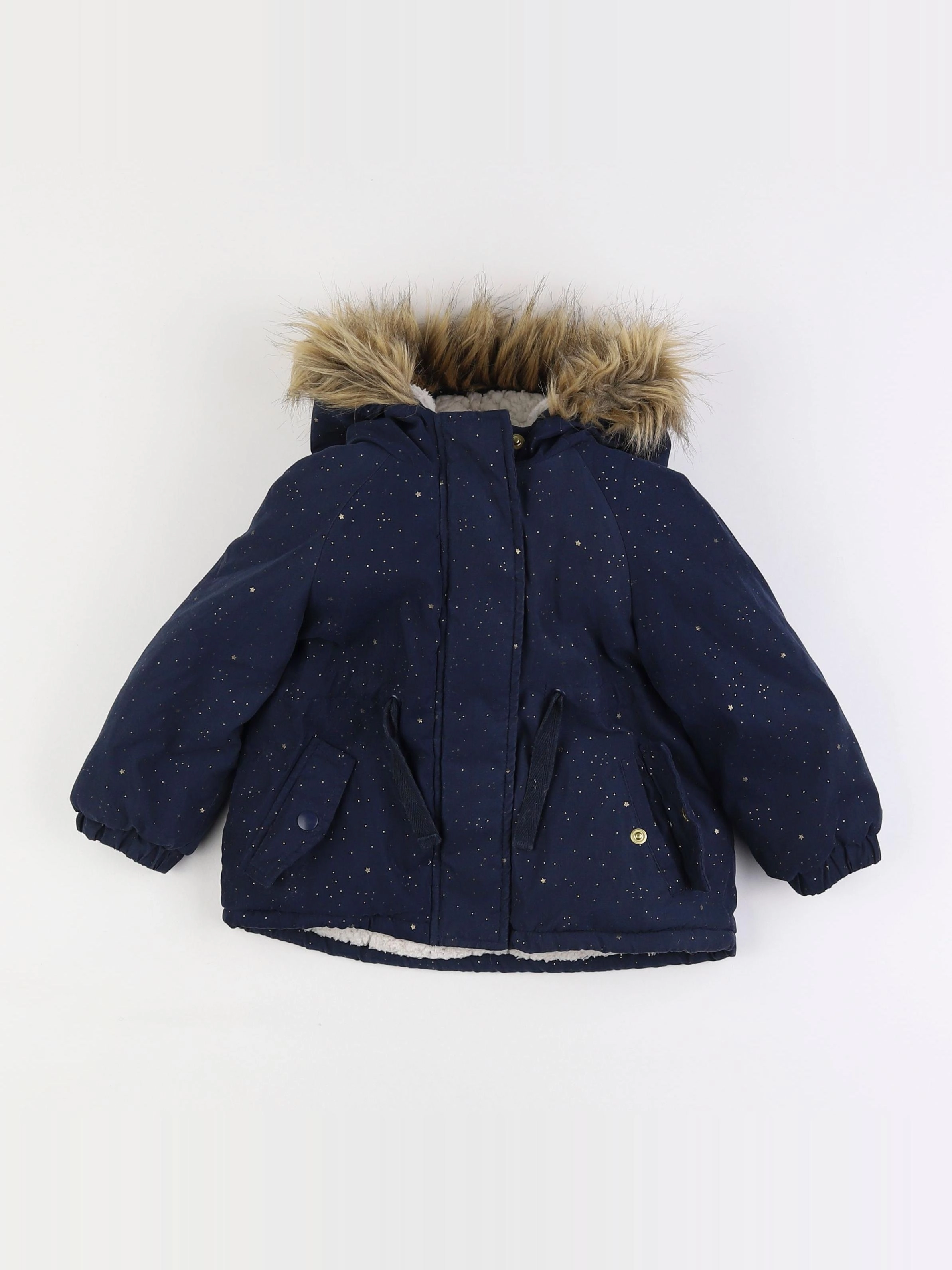 La Redoute - manteau bleu - 2 ans