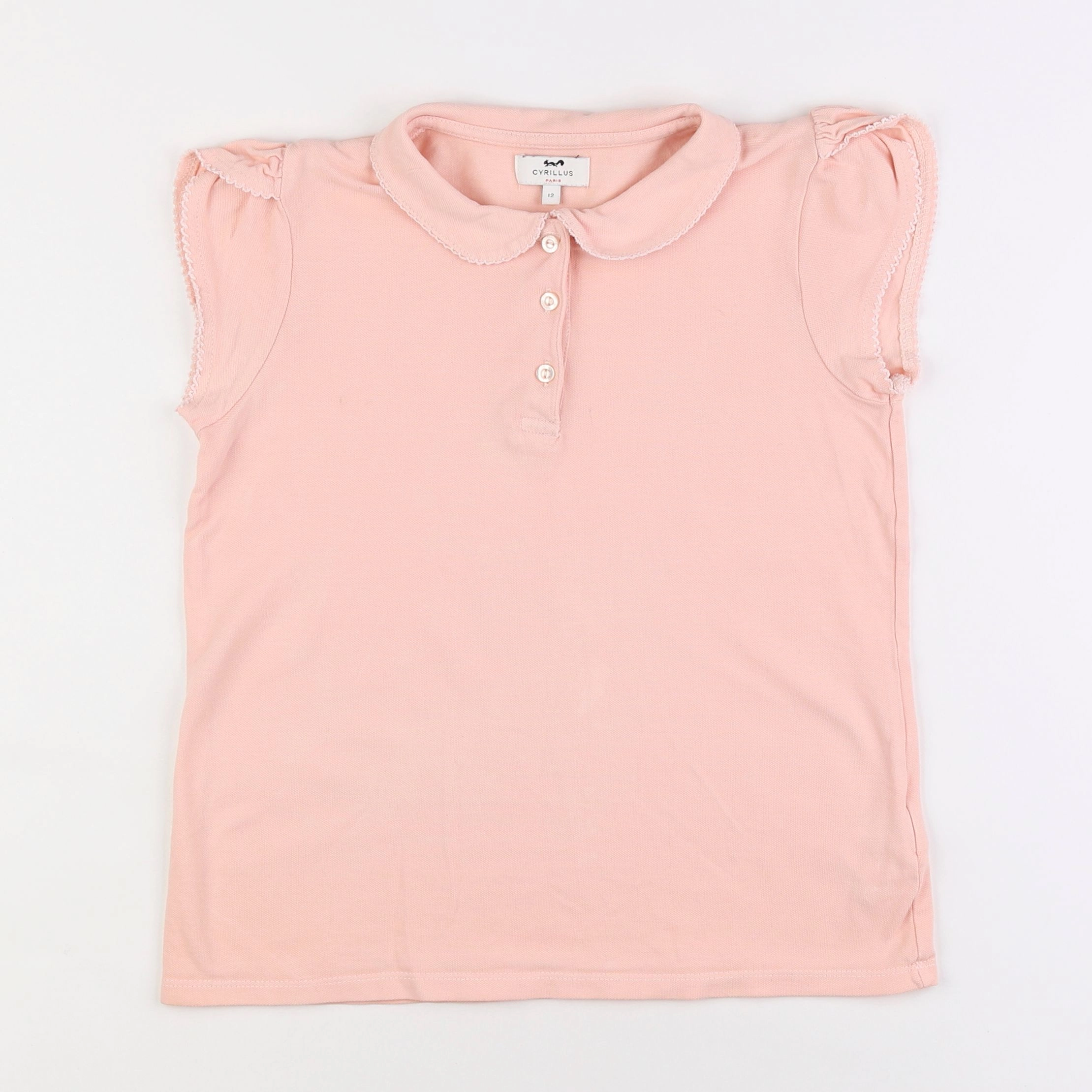 Cyrillus - polo rose - 12 ans