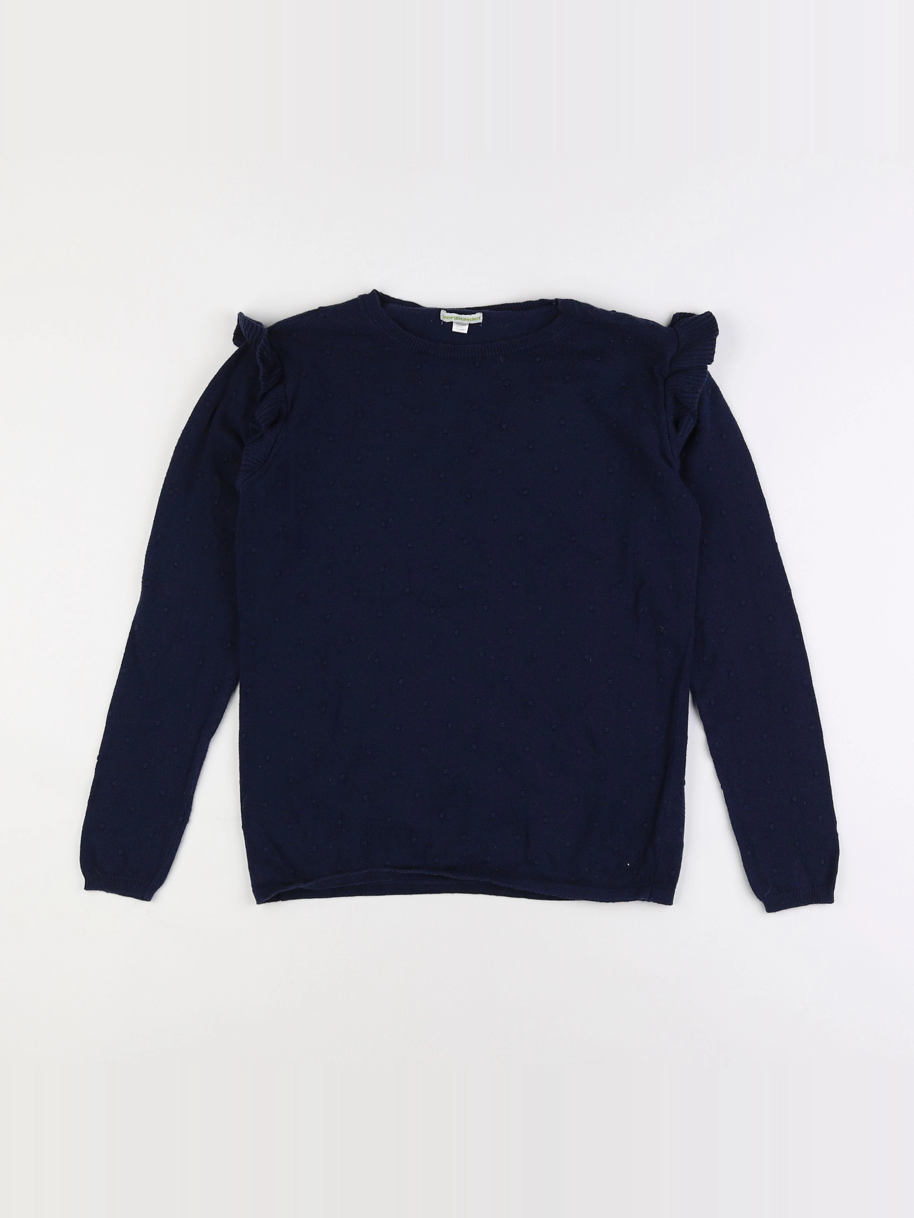 Vertbaudet - pull bleu - 12 ans