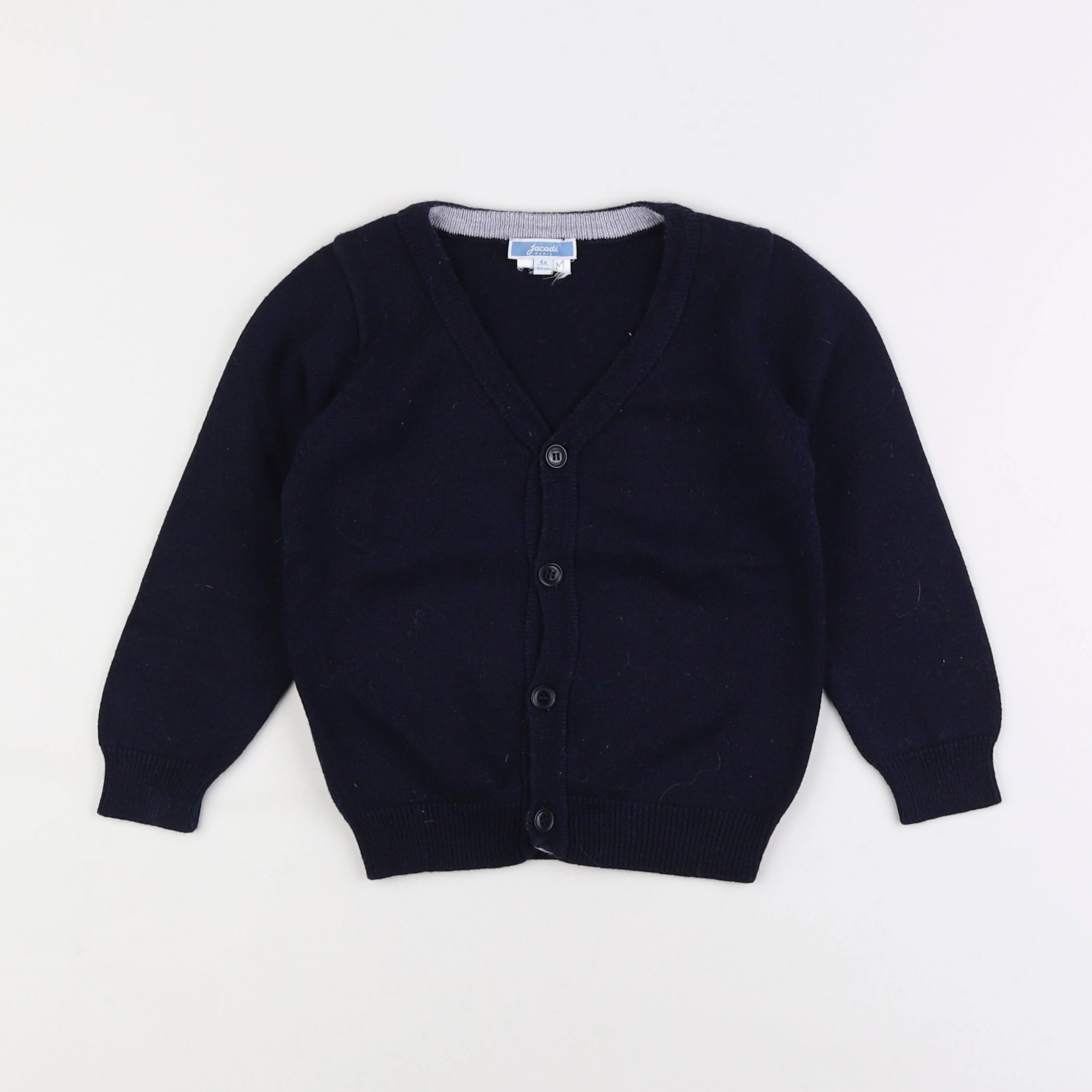 Jacadi - gilet bleu - 4 ans