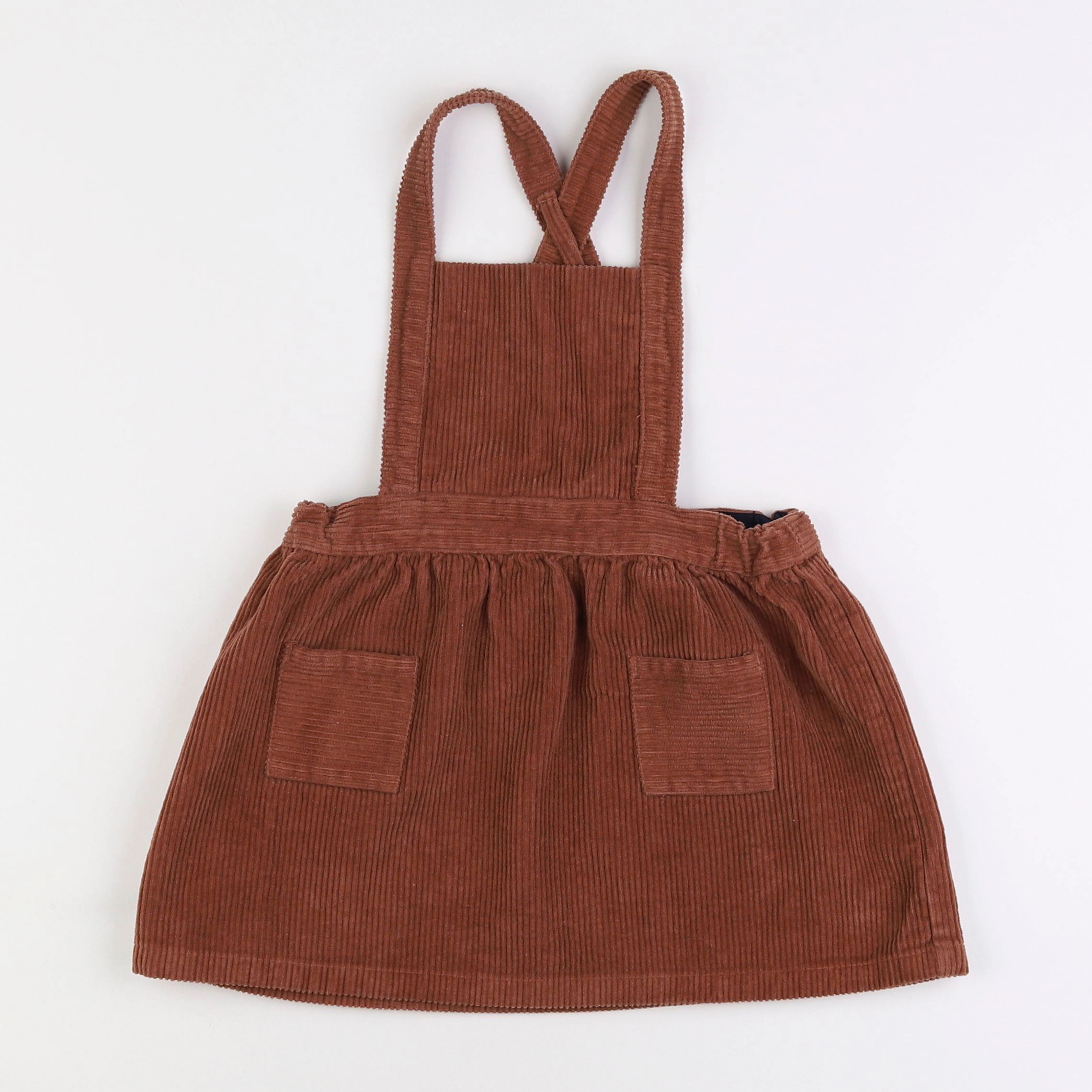 Petit Bateau - robe marron - 3 ans