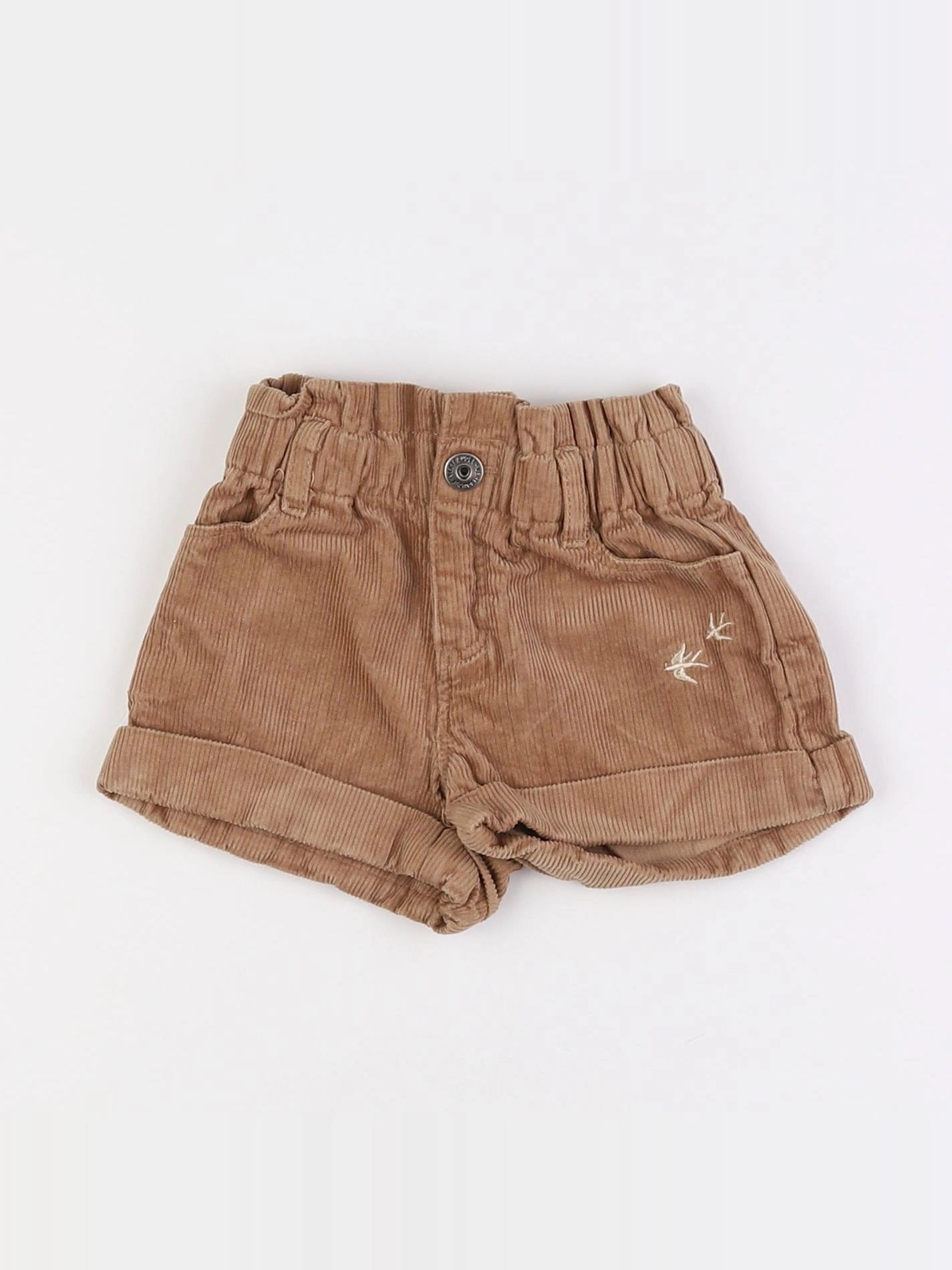 Vertbaudet - short marron - 2 ans