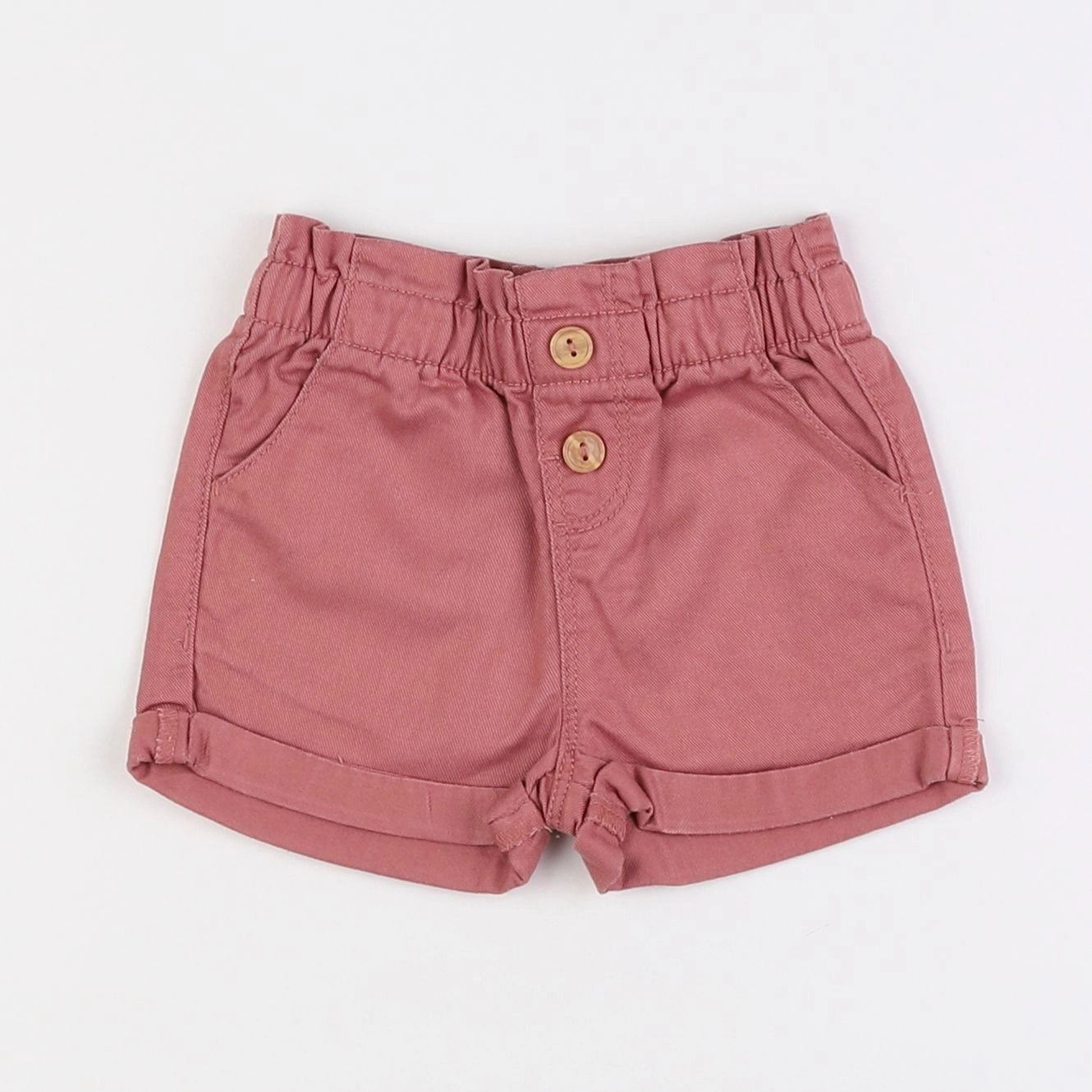 Vertbaudet - short rose - 9 mois