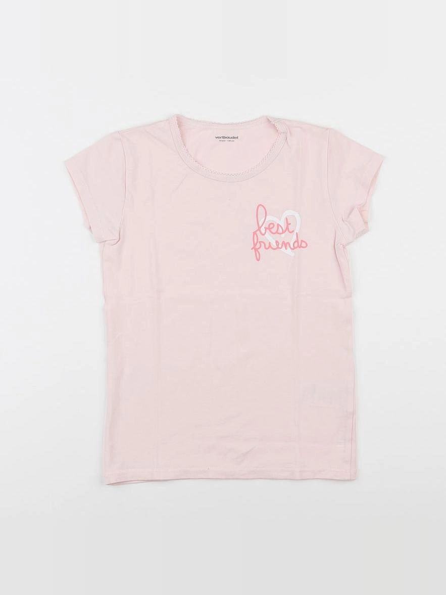 Vertbaudet - maillot de corps rose - 10 ans
