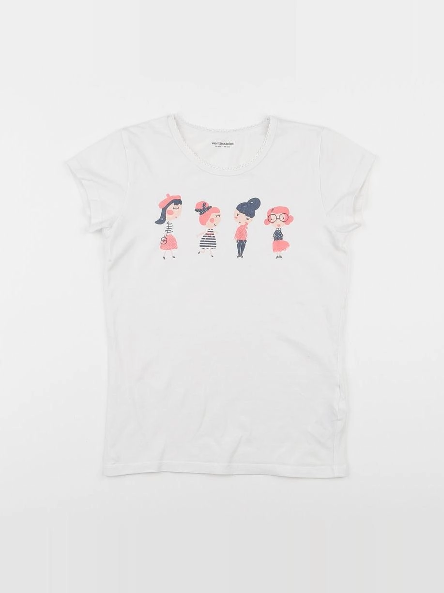 Vertbaudet - maillot de corps blanc - 10 ans