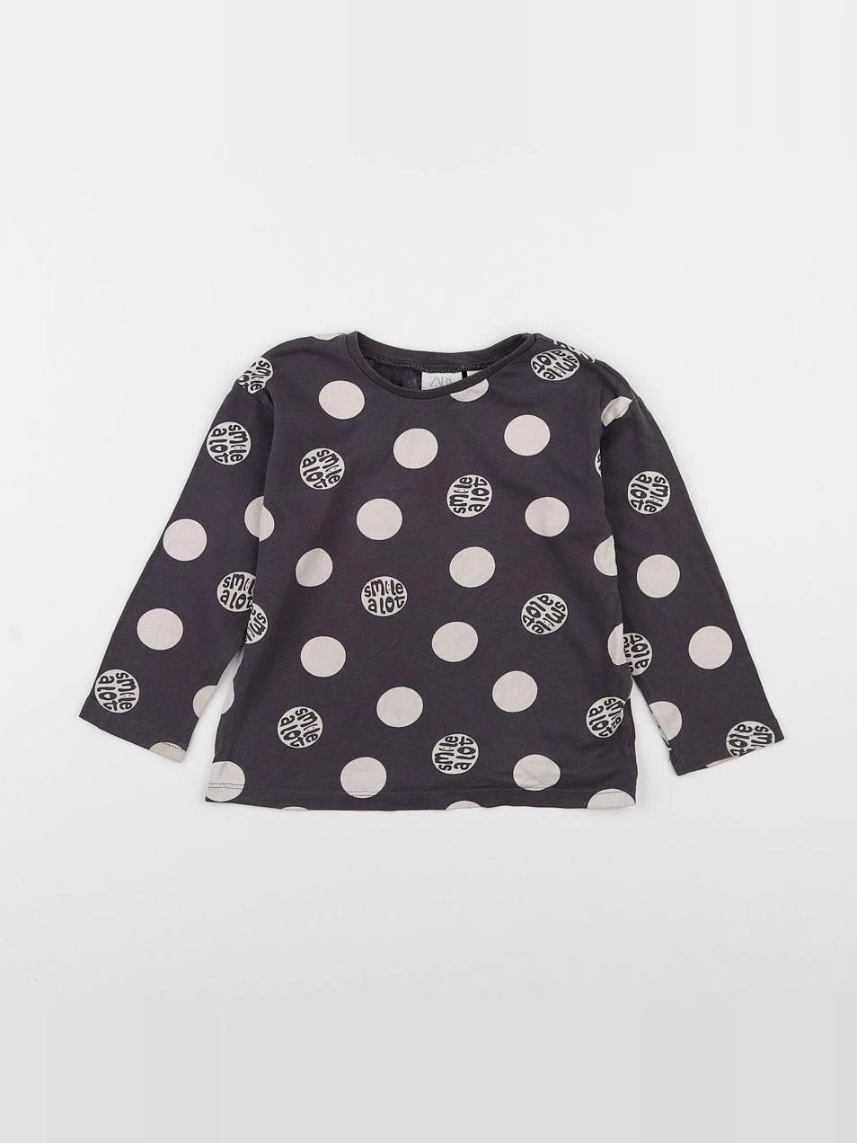 Zara - tee-shirt gris - 18 mois à 2 ans