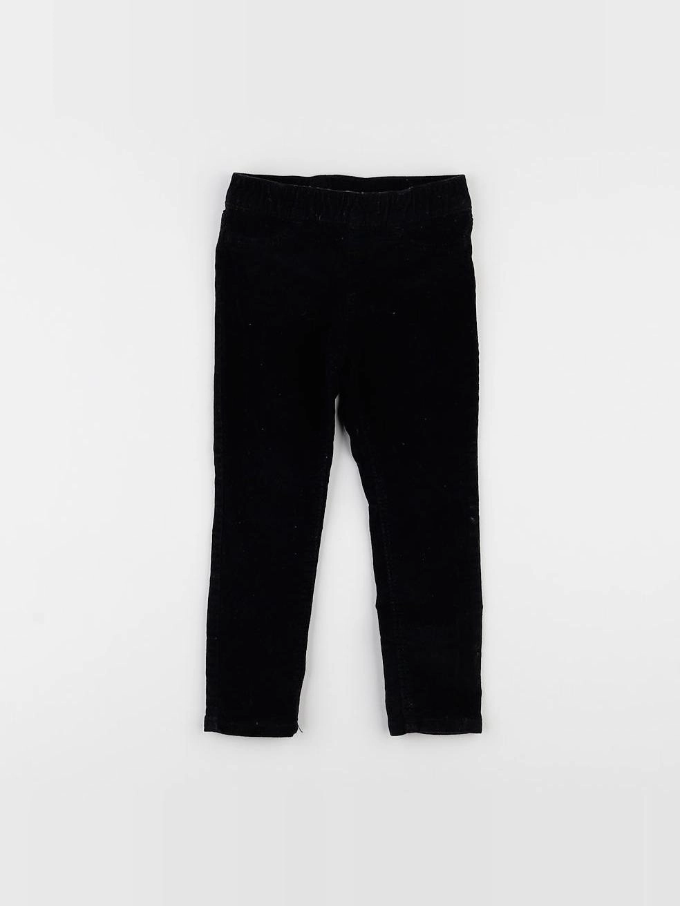 H&M - pantalon noir - 2/3 ans