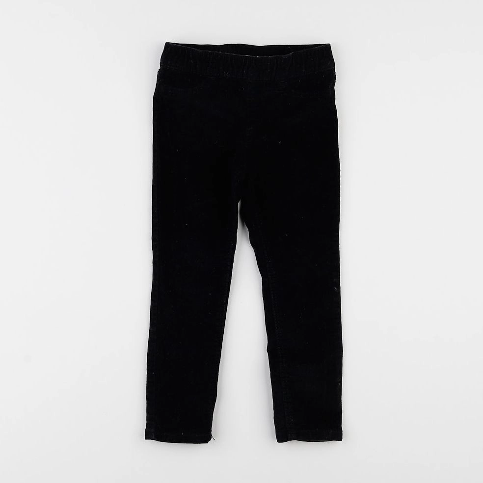 H&M - pantalon noir - 2/3 ans