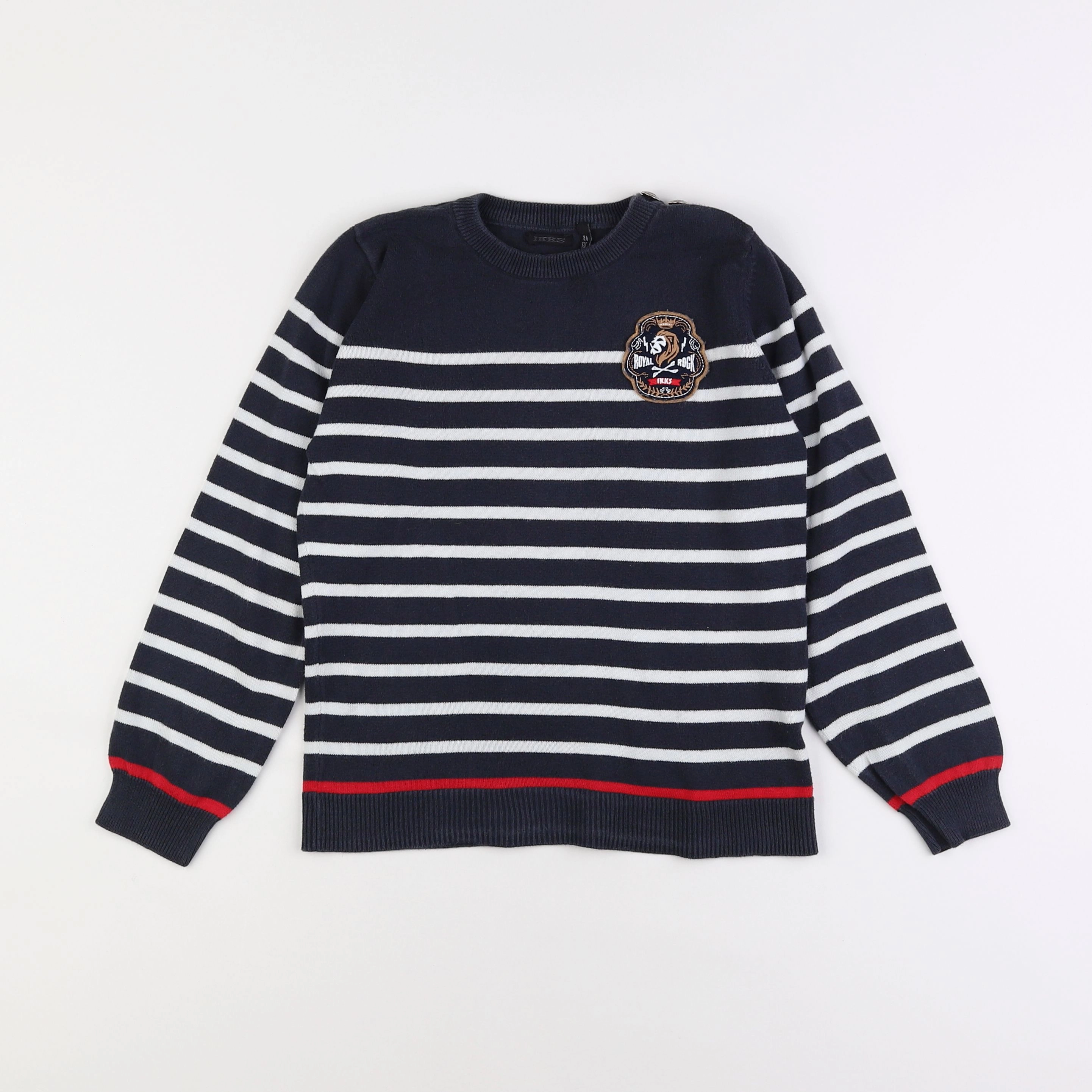 IKKS - pull bleu - 8 ans