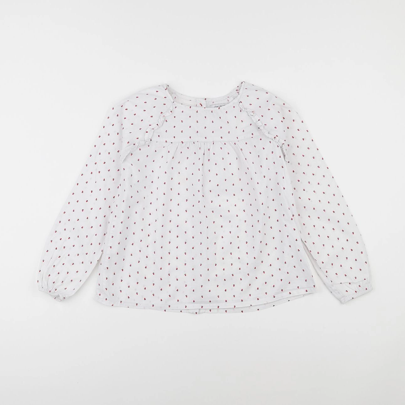 Okaidi - blouse blanc - 10 ans