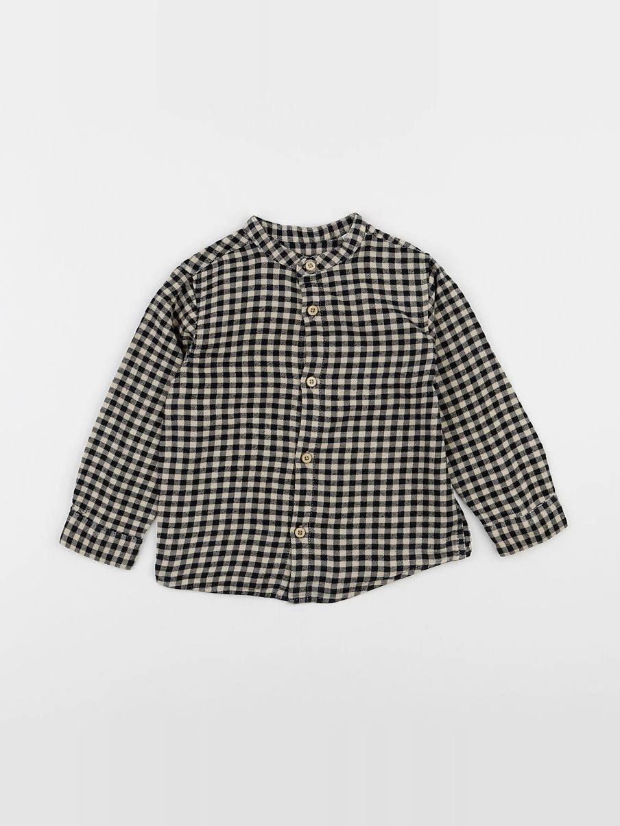 Zara - chemise noir - 18 mois à 2 ans