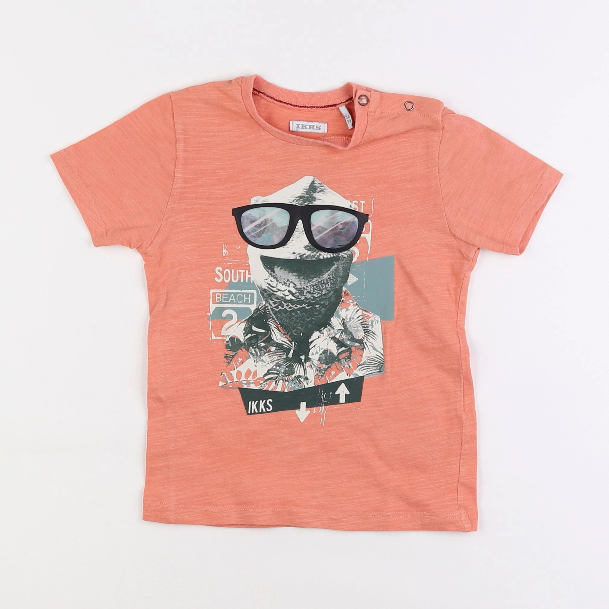 IKKS - tee-shirt orange - 3 ans