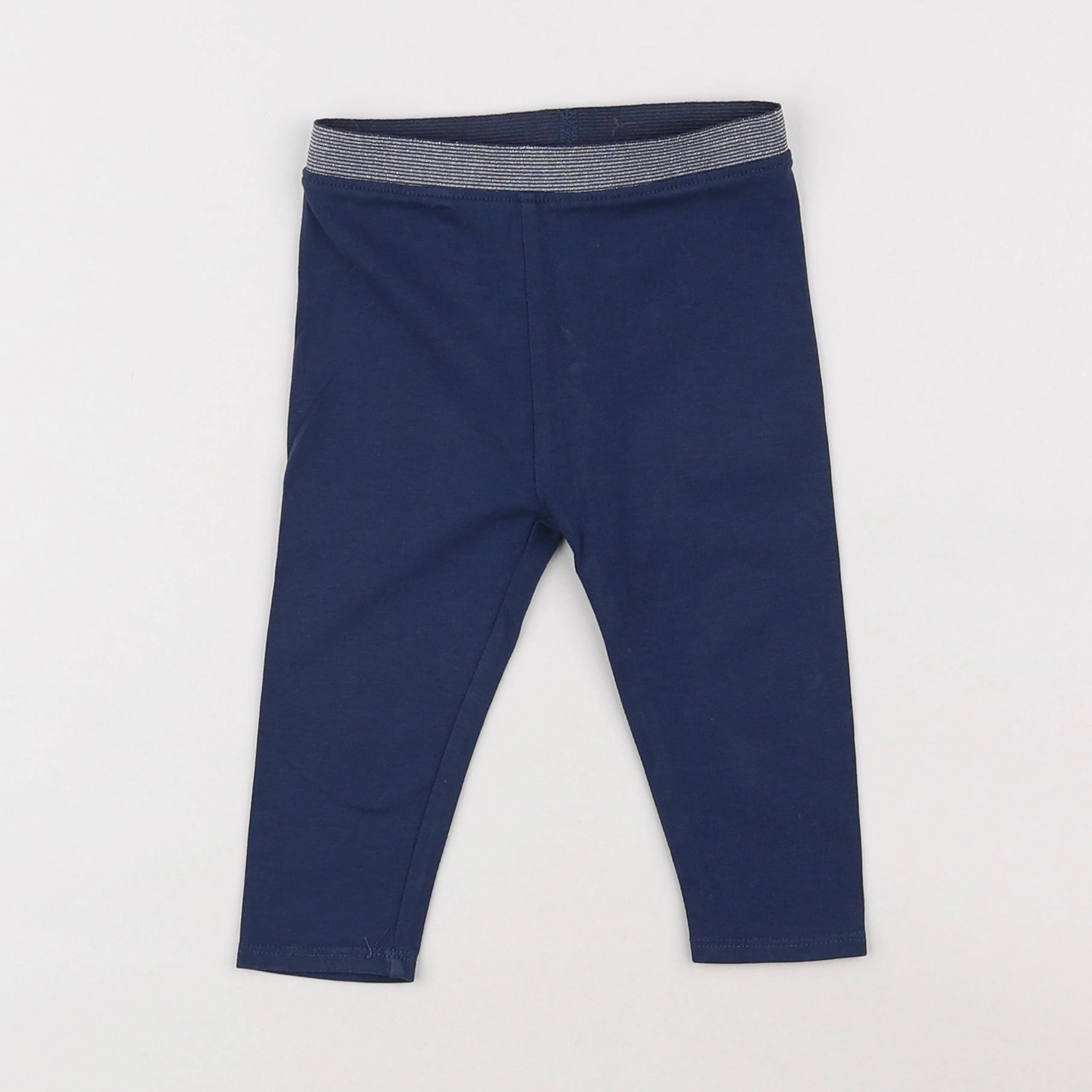 Vertbaudet - legging bleu - 9 mois