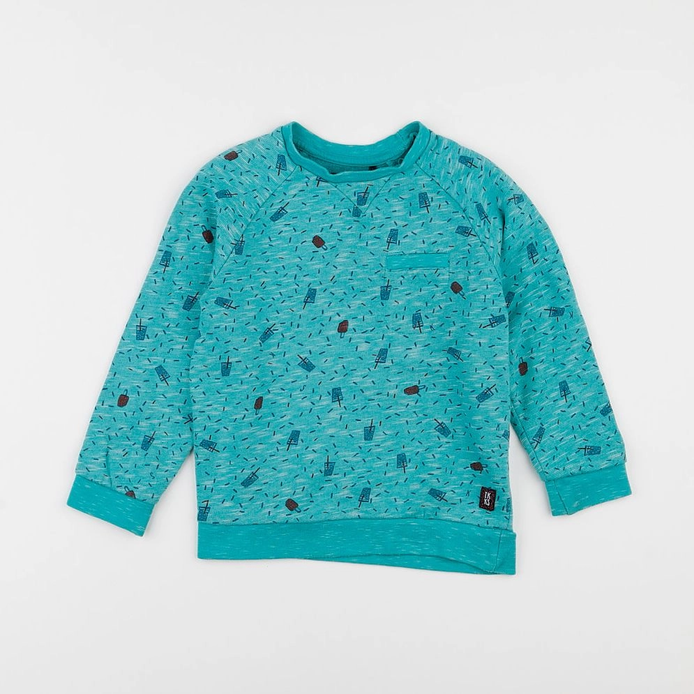 IKKS - sweat vert - 4 ans