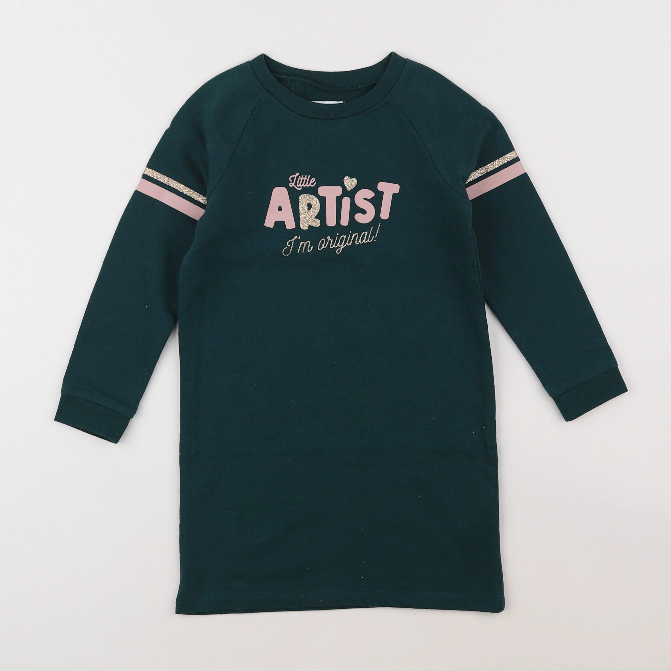 Vertbaudet - robe vert - 4 ans