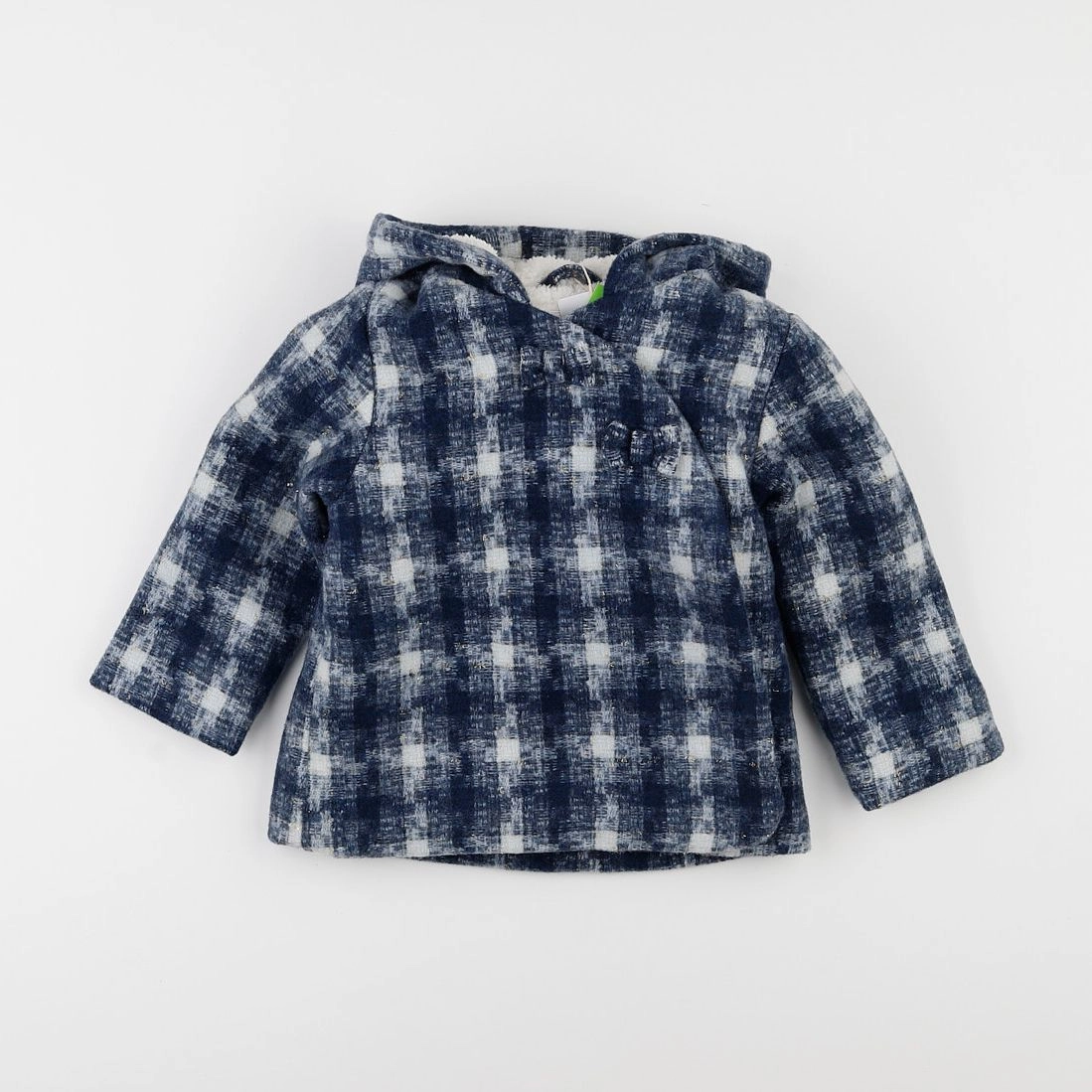 Vertbaudet - manteau bleu - 3 ans