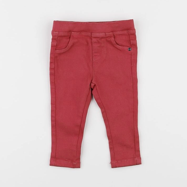 Vertbaudet - jegging rose - 12 mois