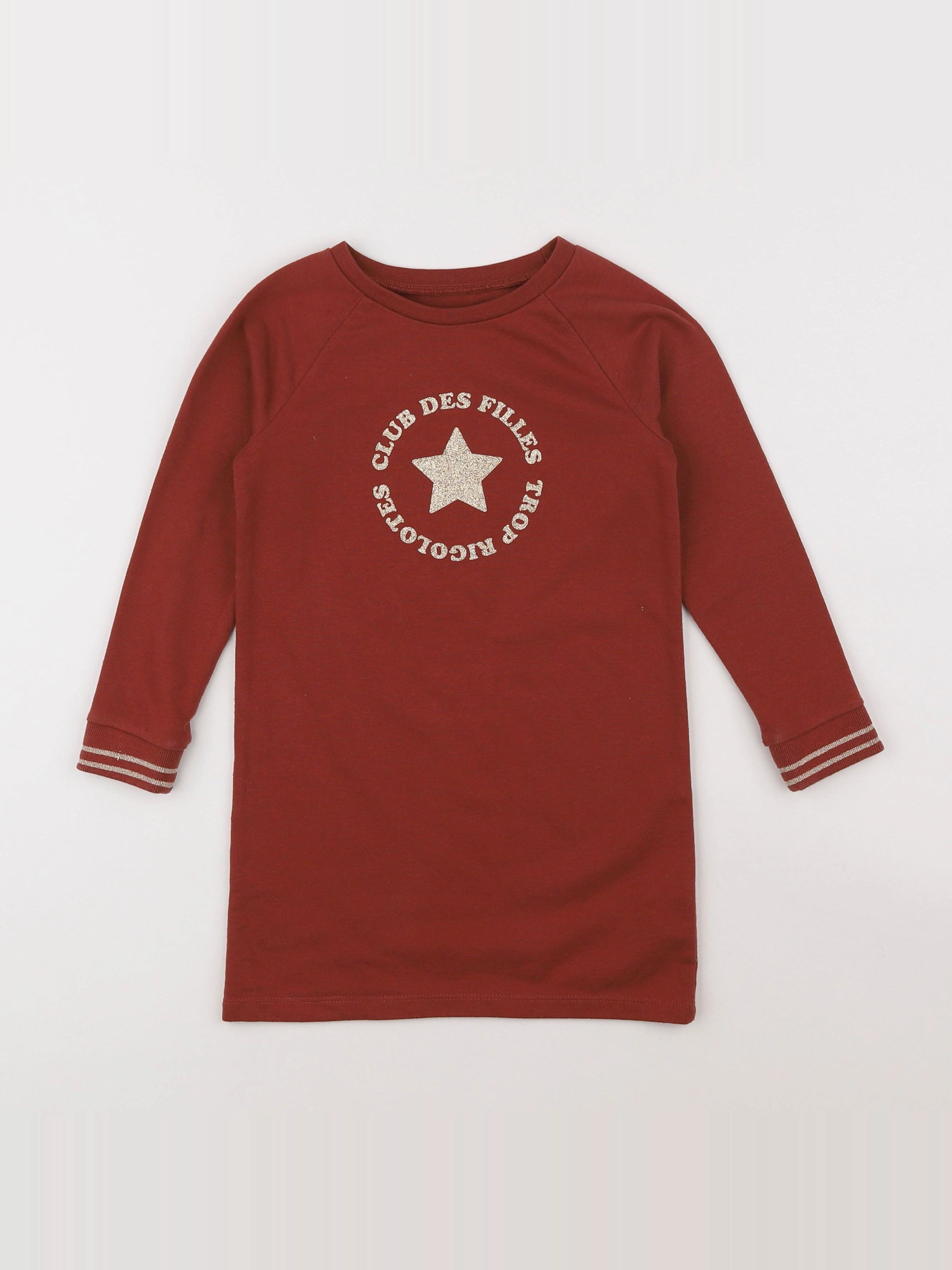 Vertbaudet - robe rouge - 4 ans