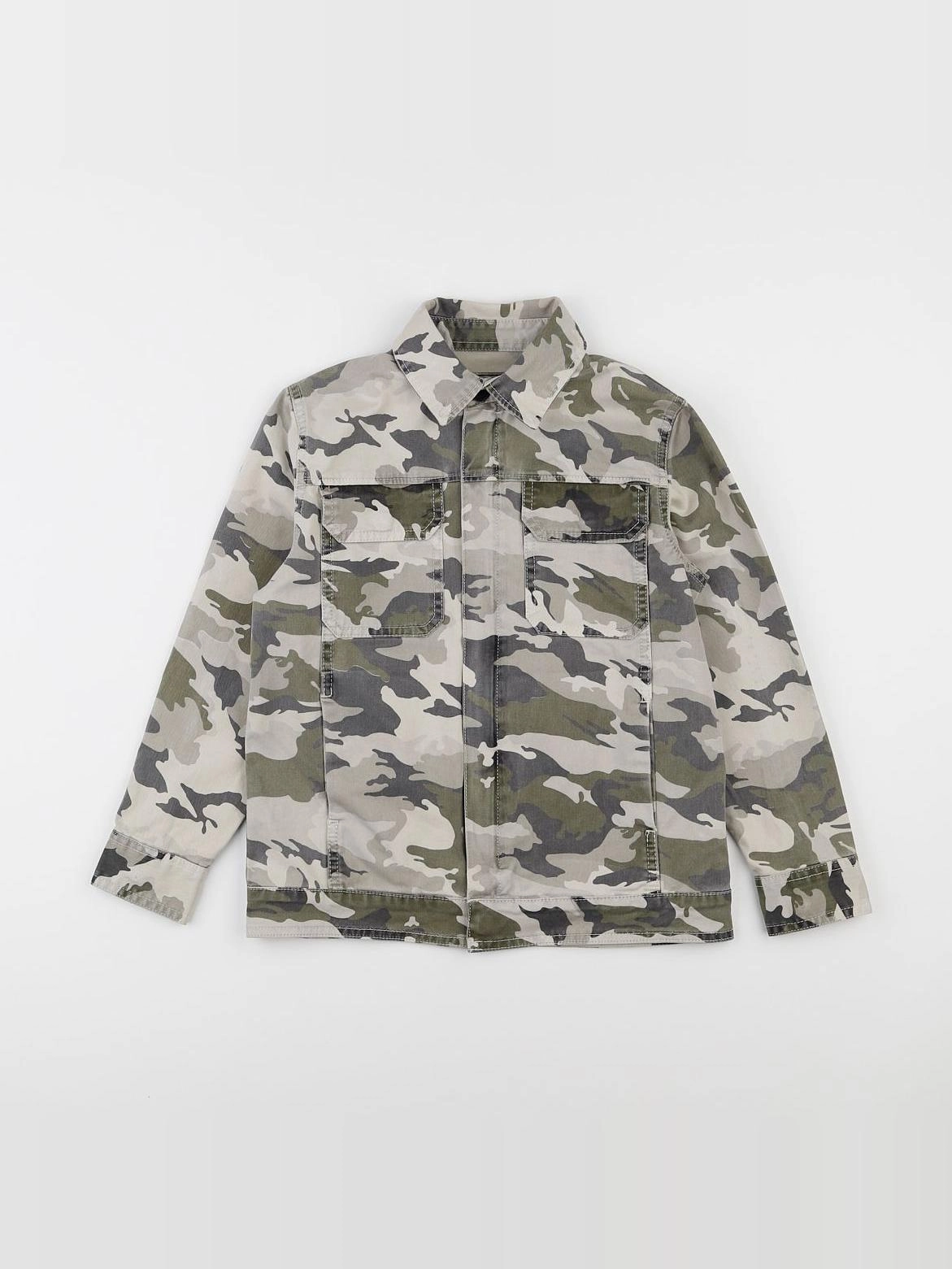 Zadig & Voltaire - veste imprimé au dos vert - 8 ans