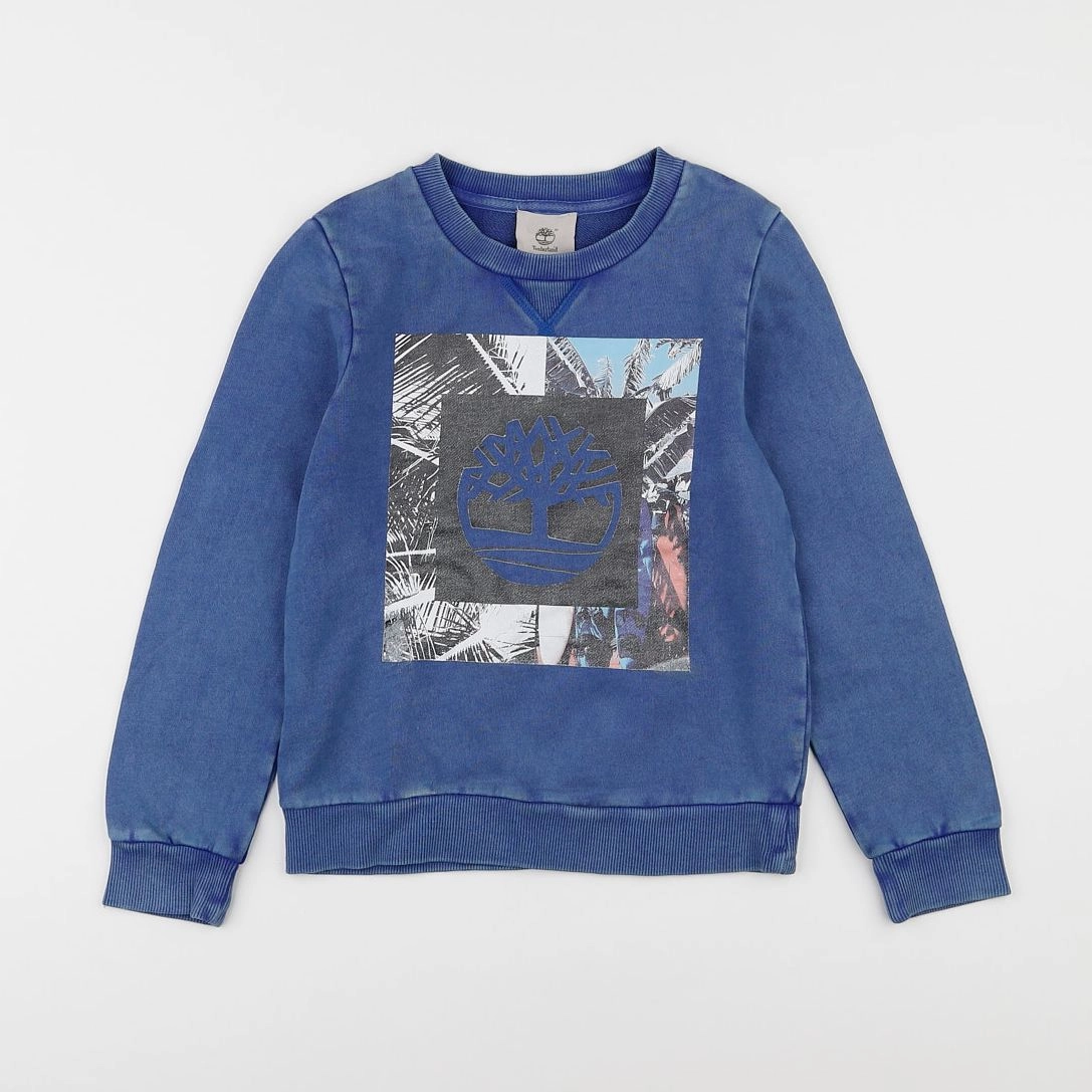 Timberland - sweat bleu - 8 ans