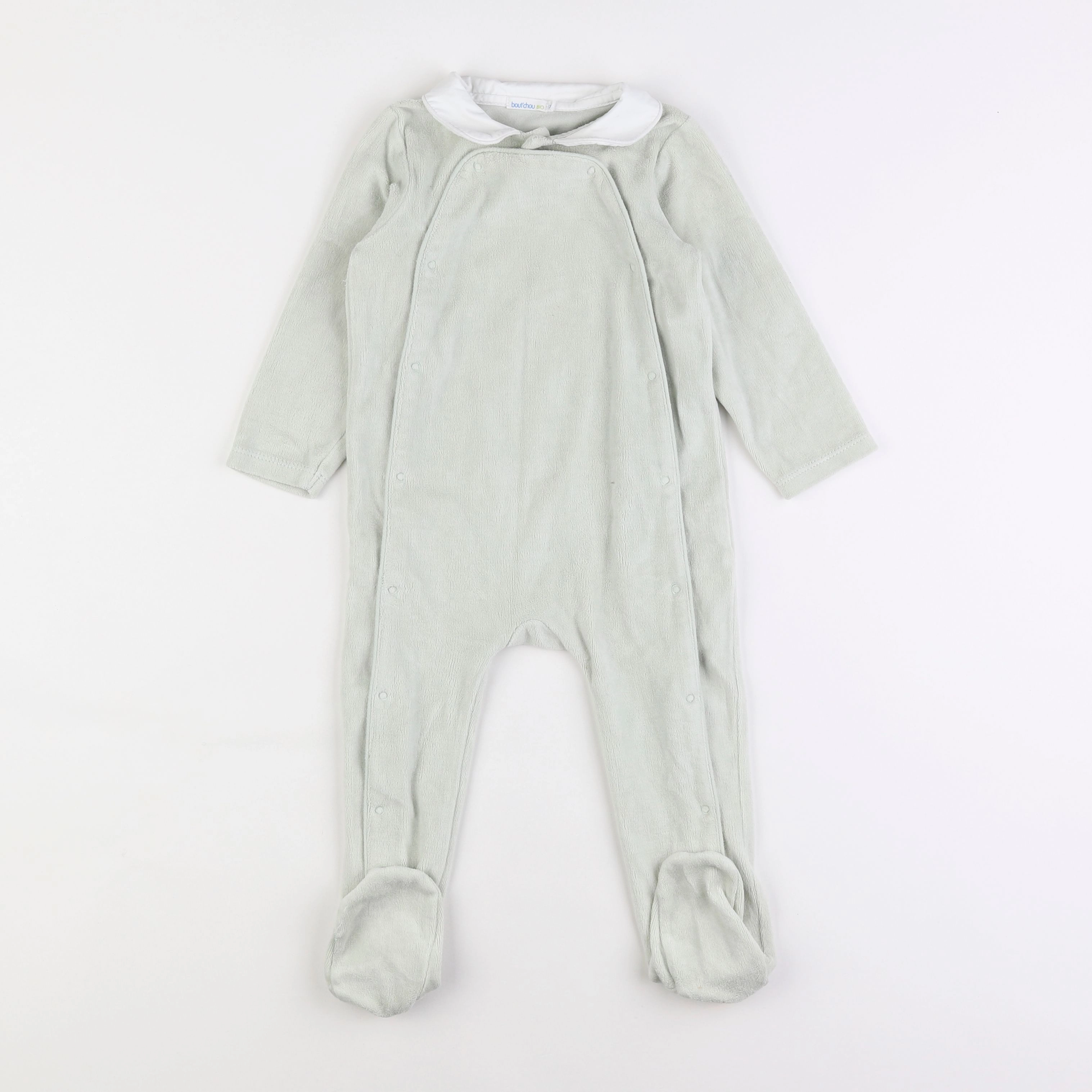 Boutchou - pyjama velours vert - 2 ans