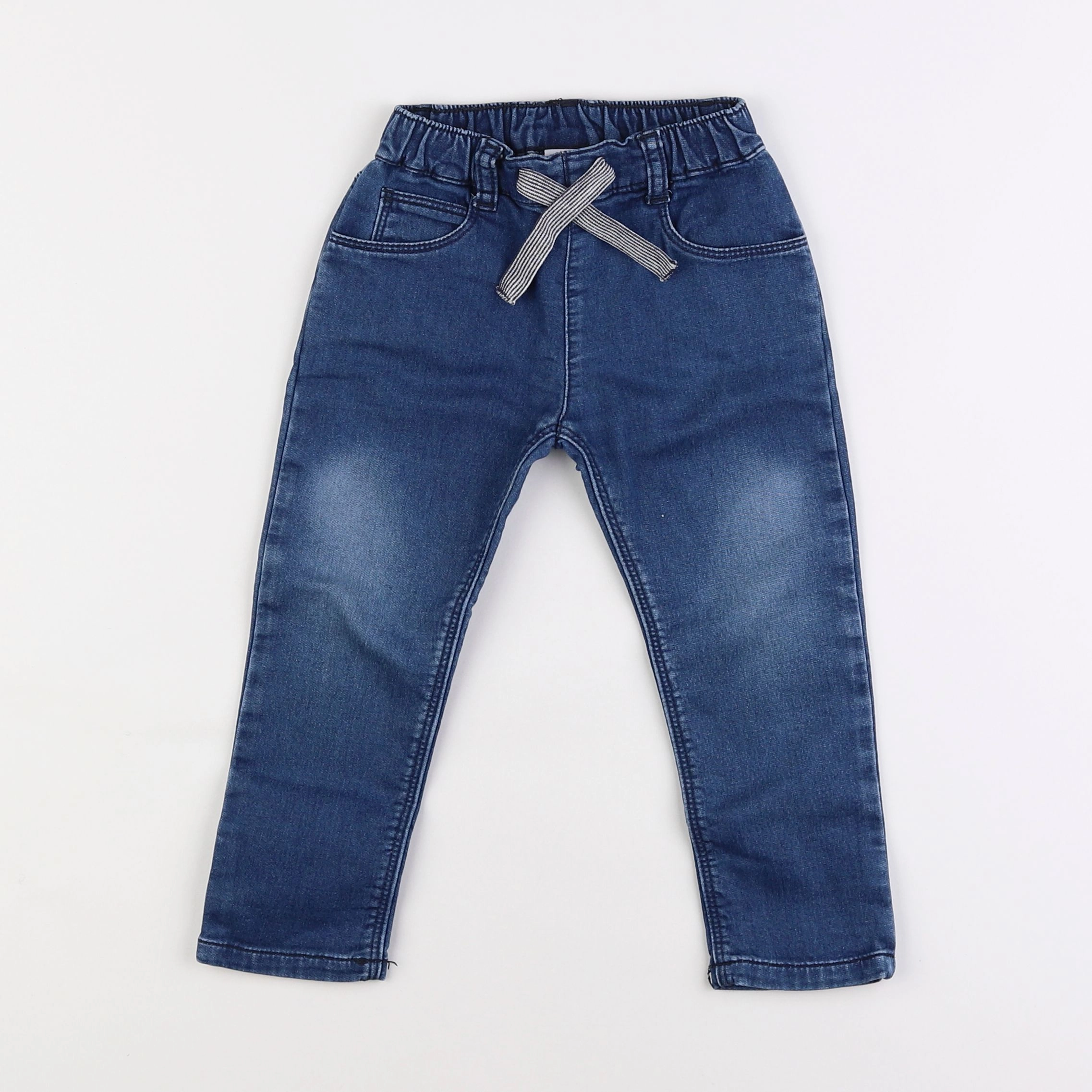 Petit Bateau - jegging bleu - 2 ans