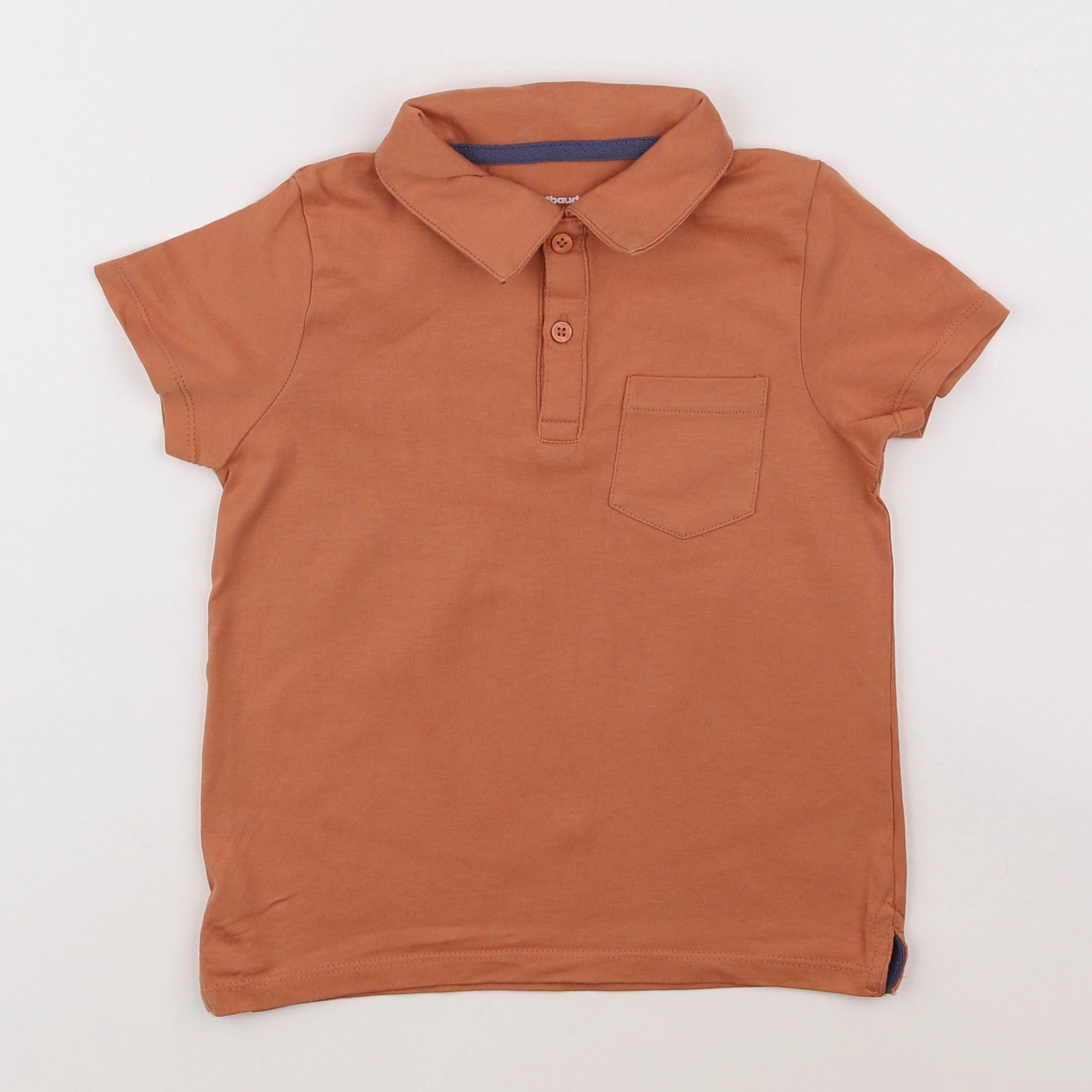 Vertbaudet - polo orange - 5 ans