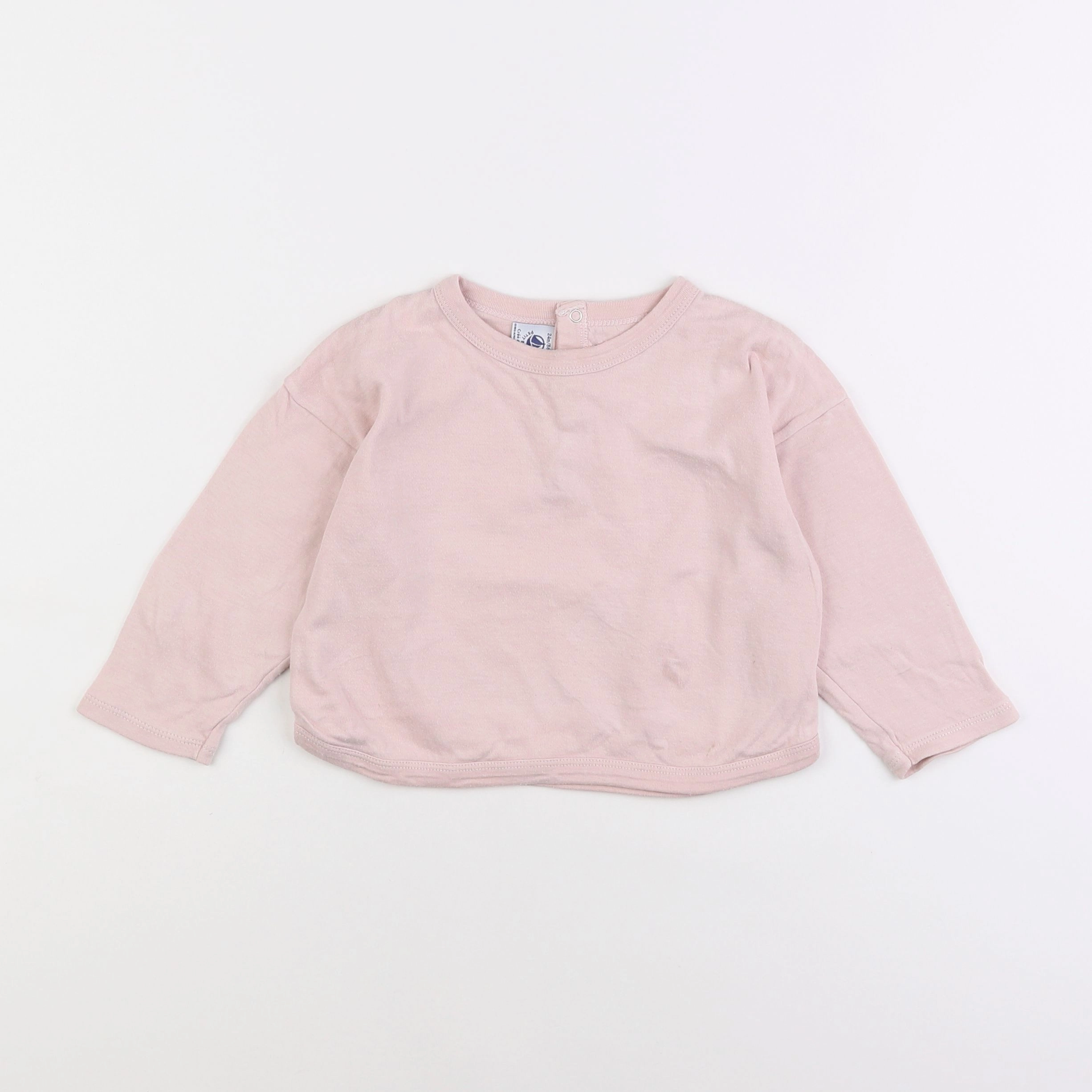 Petit Bateau - tee-shirt rose - 2 ans