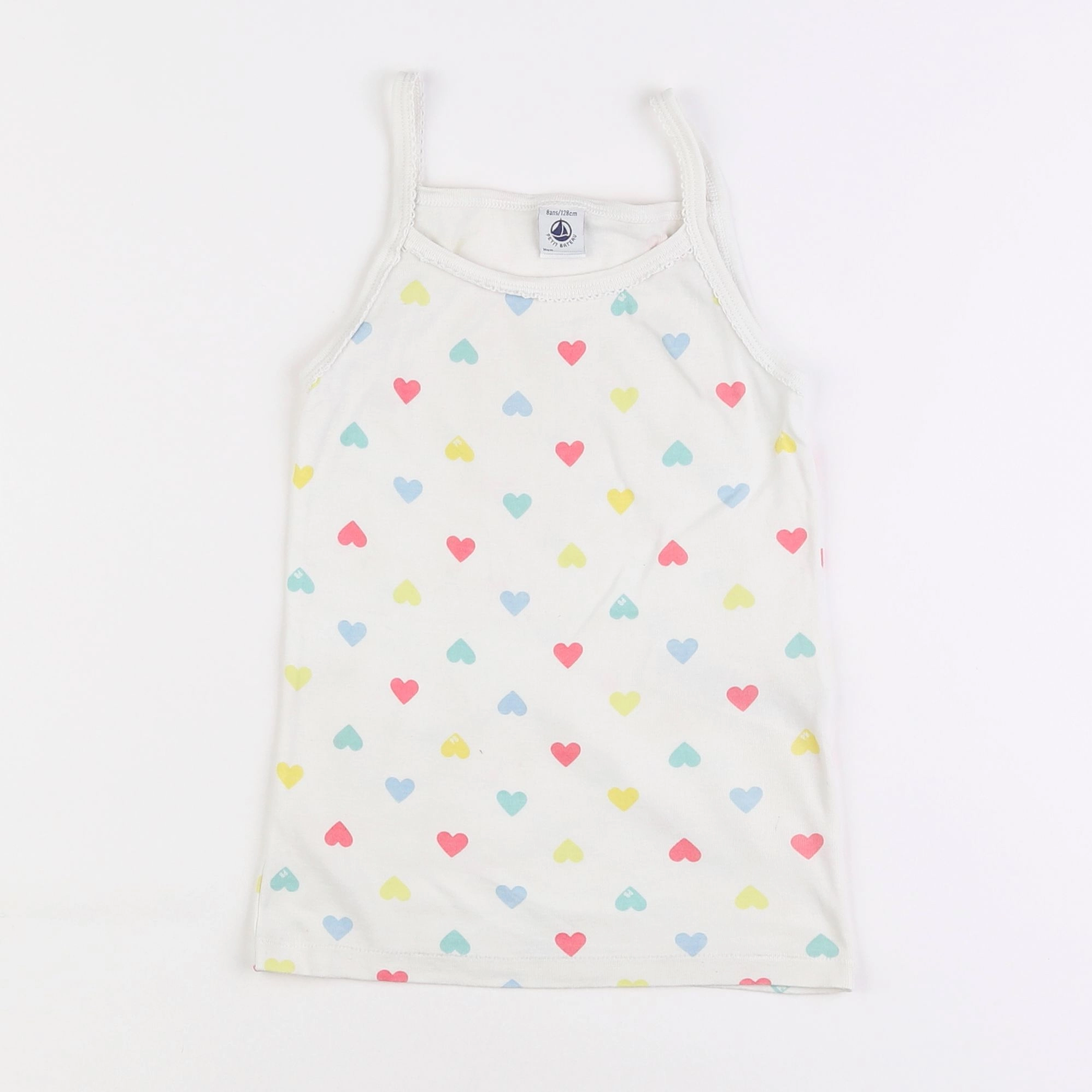 Petit Bateau - maillot de corps multicolore - 8 ans