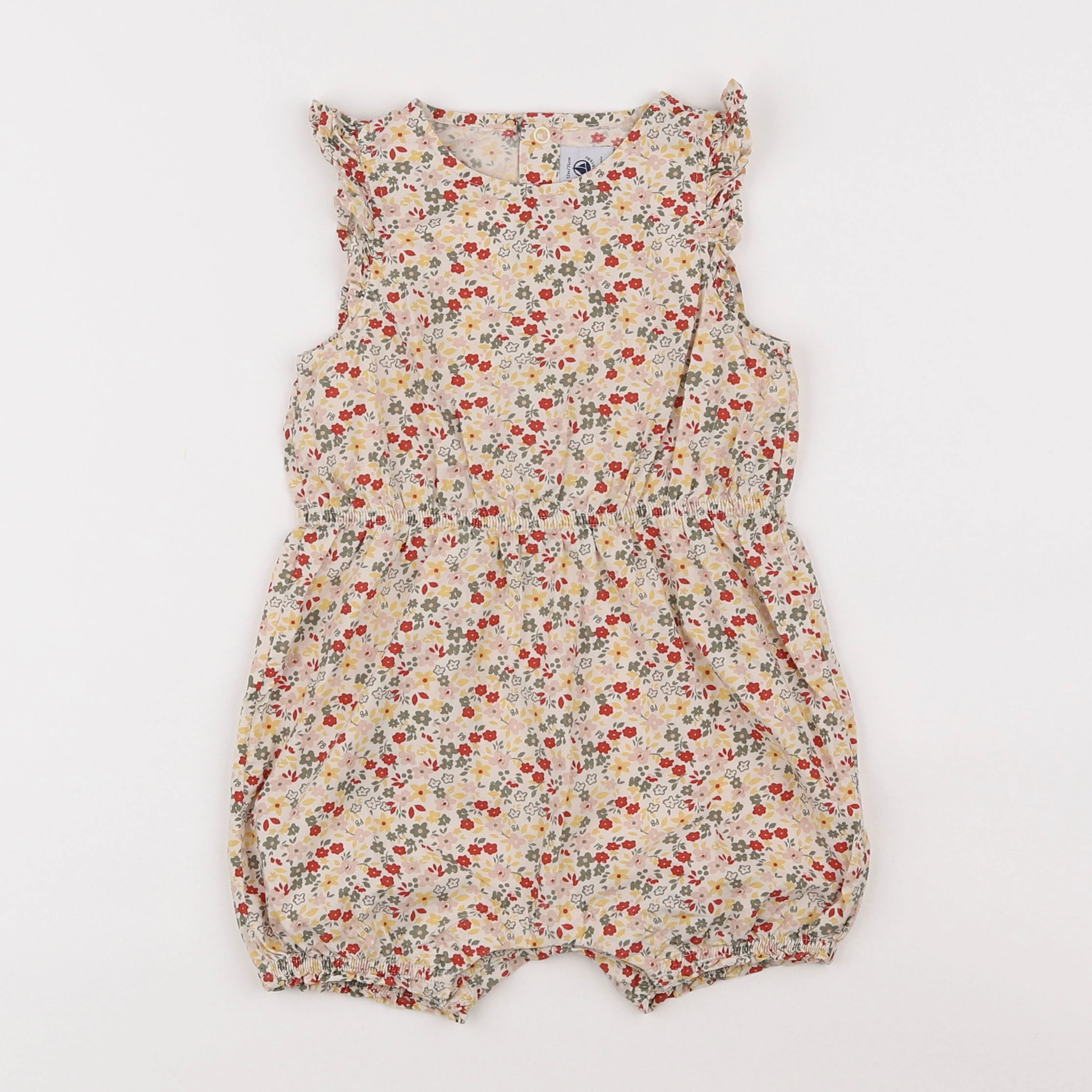 Petit Bateau - combinaison multicolore - 12 mois