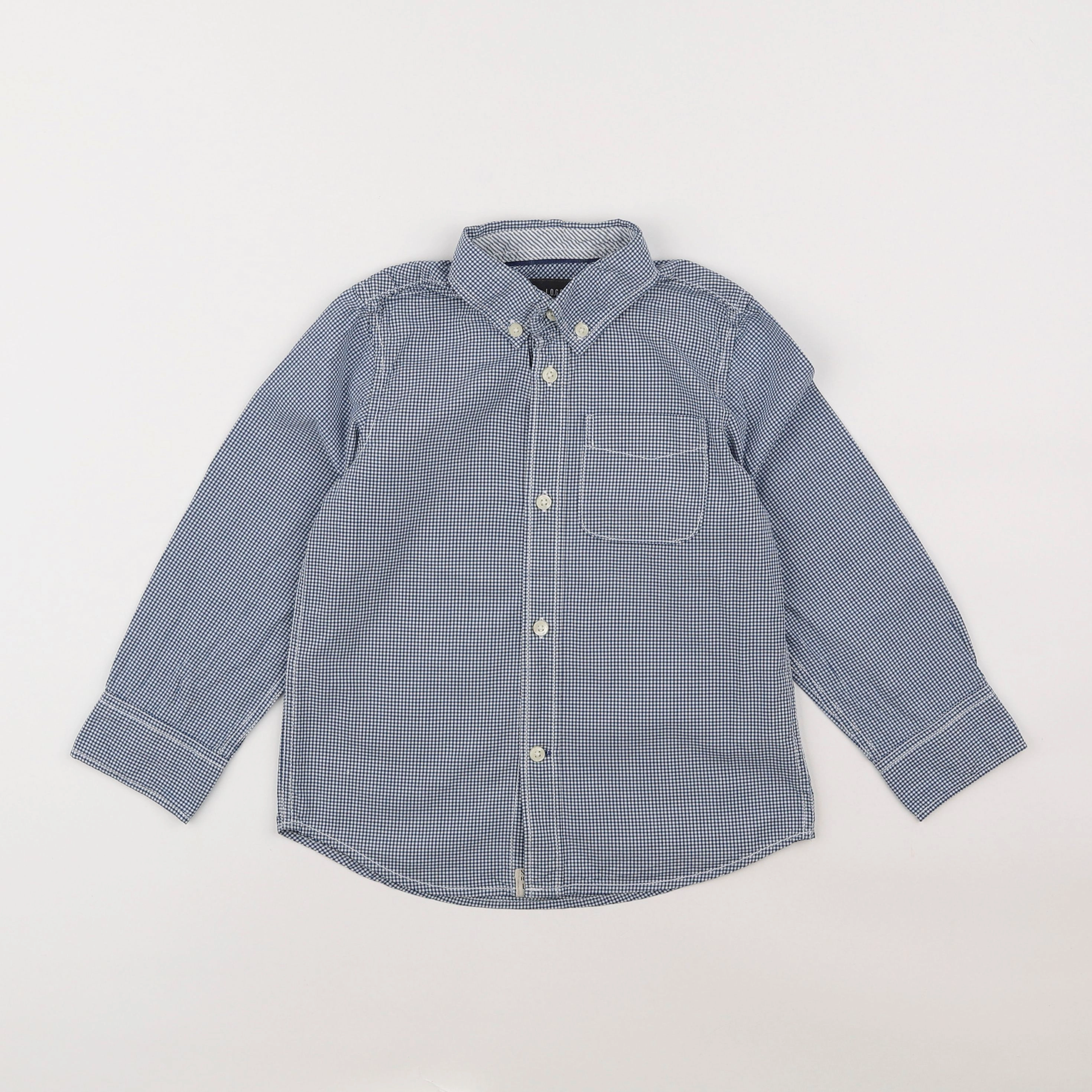 H&M - chemise bleu - 4/5 ans