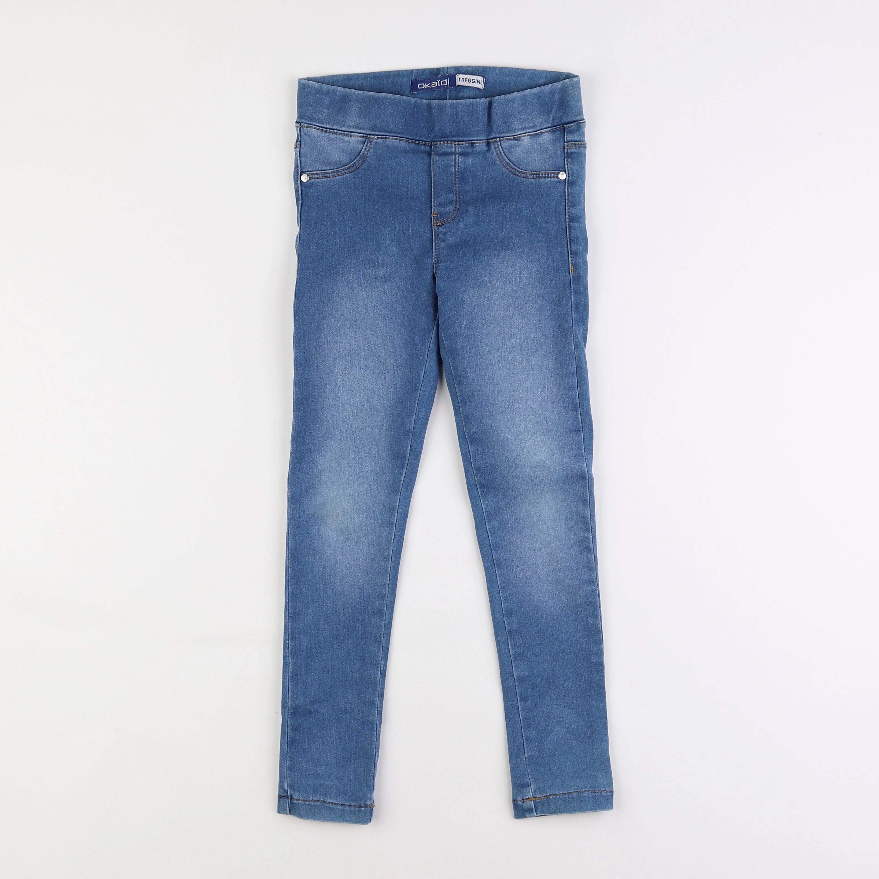 Okaidi - jegging bleu - 6 ans