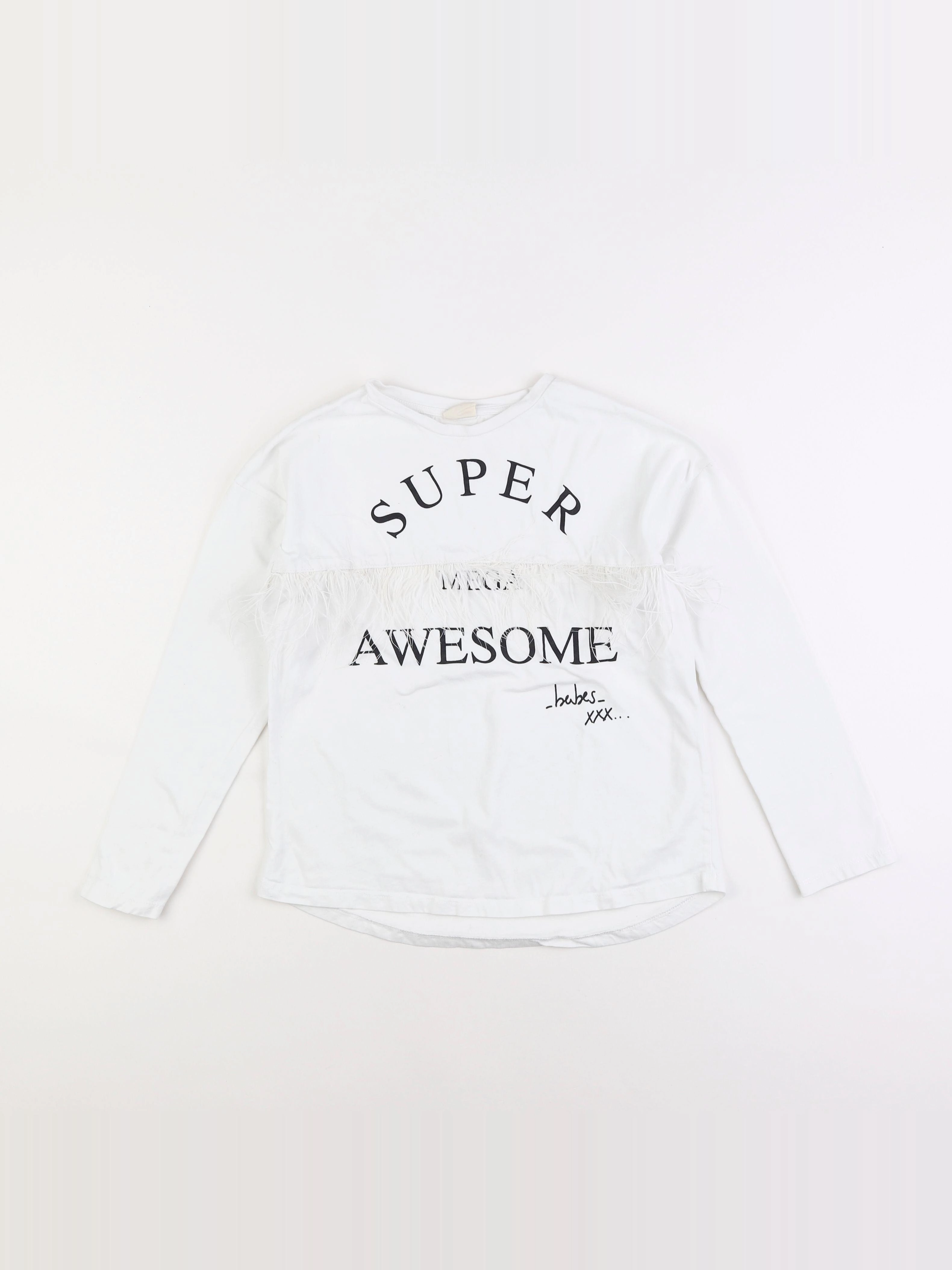 Zara - tee-shirt blanc - 10 ans
