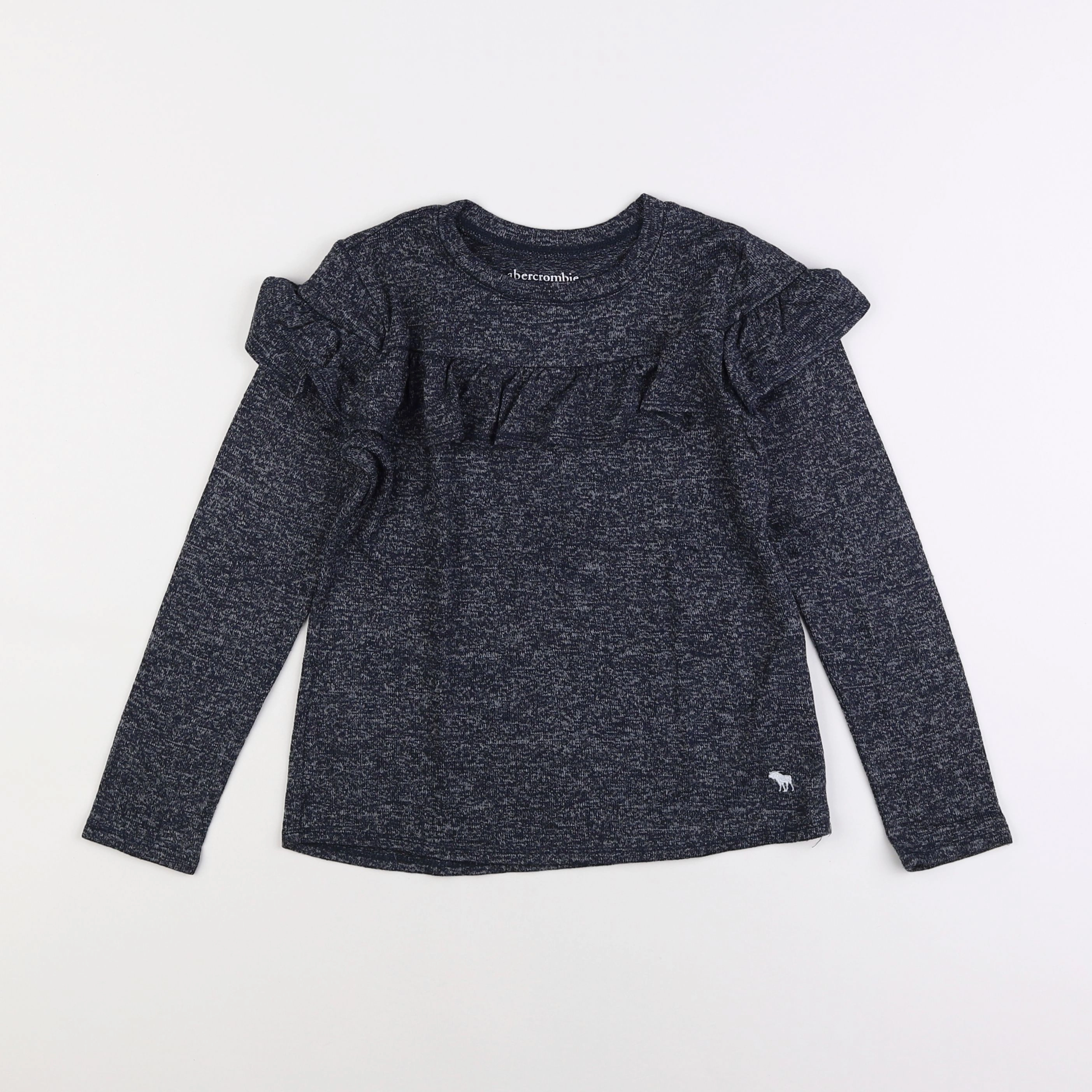 Abercrombie - tee-shirt bleu, gris - 7/8 ans