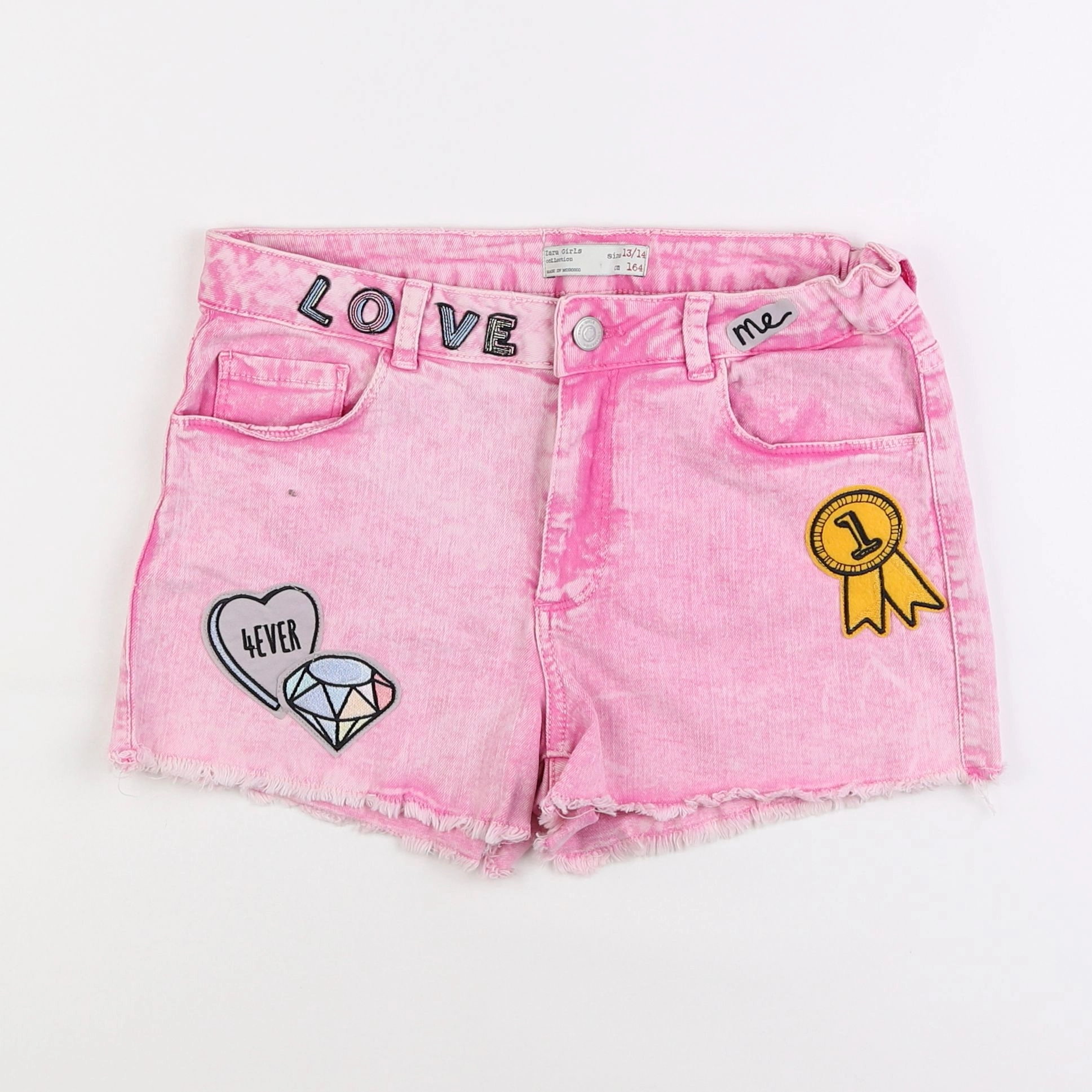 Zara - short rose - 13/14 ans