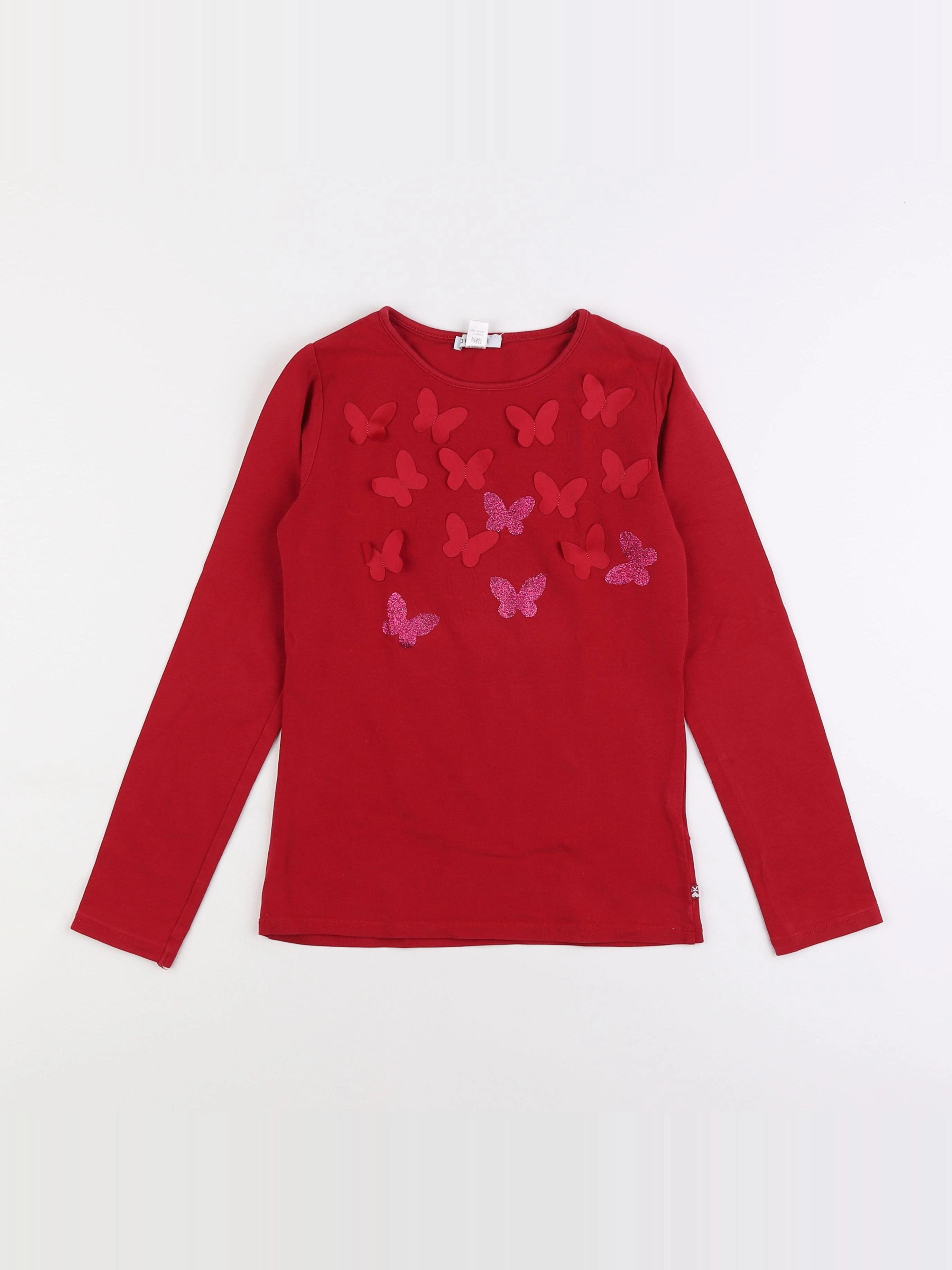 Okaidi - tee-shirt rouge - 10 ans