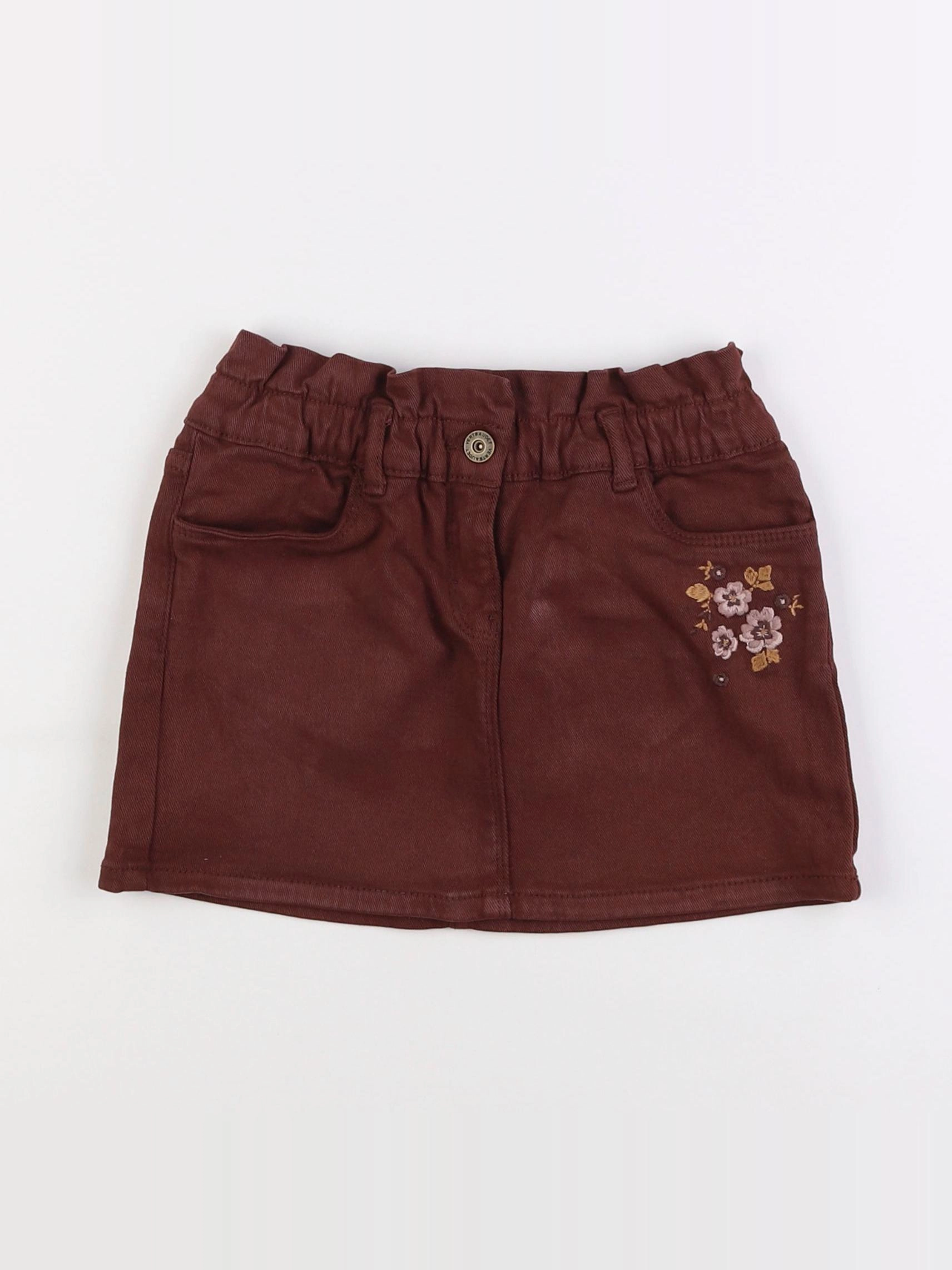 Vertbaudet - jupe rouge - 6 ans