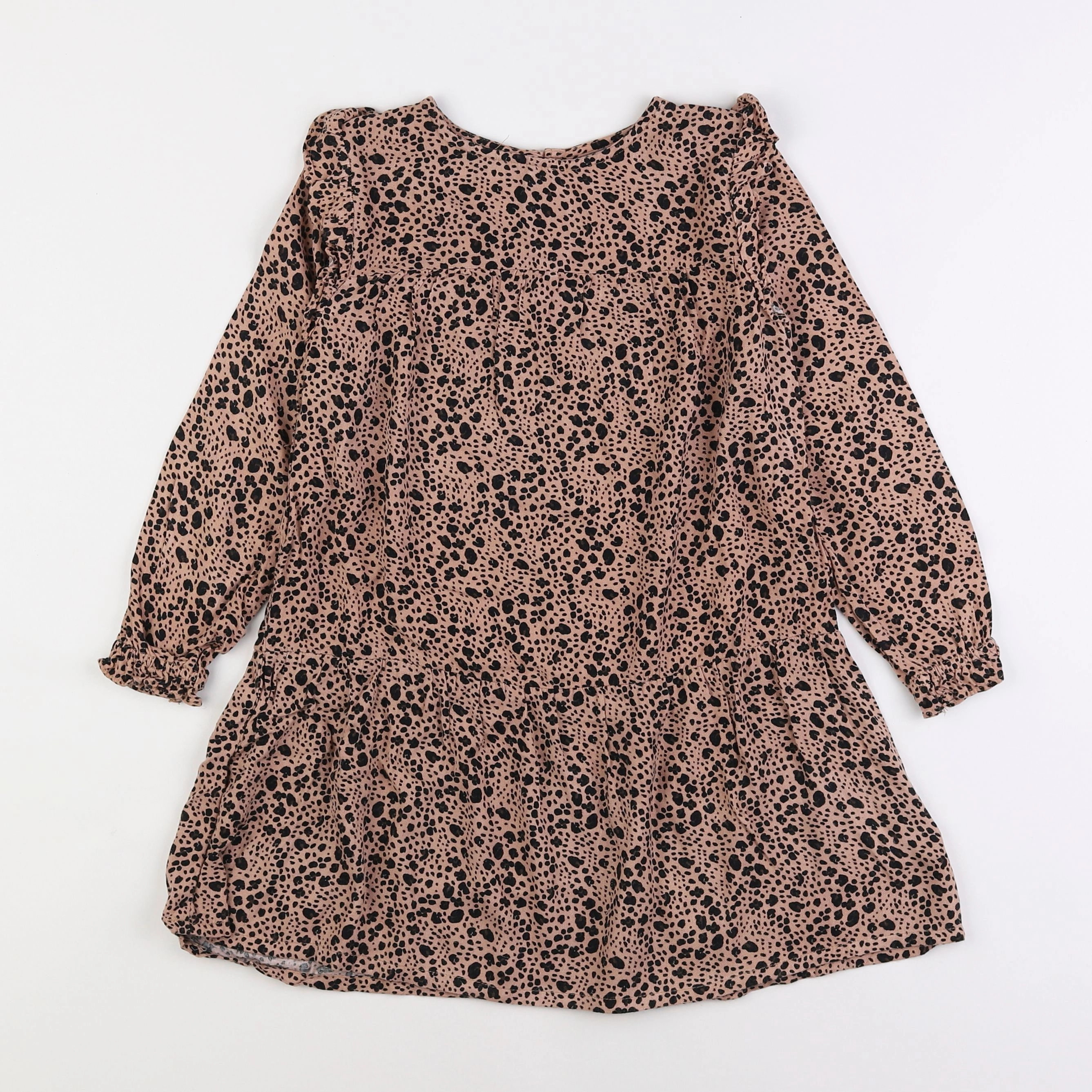 Vertbaudet - robe beige - 6 ans