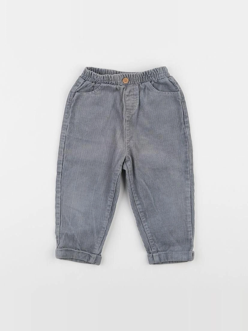 Vertbaudet - pantalon gris - 18 mois