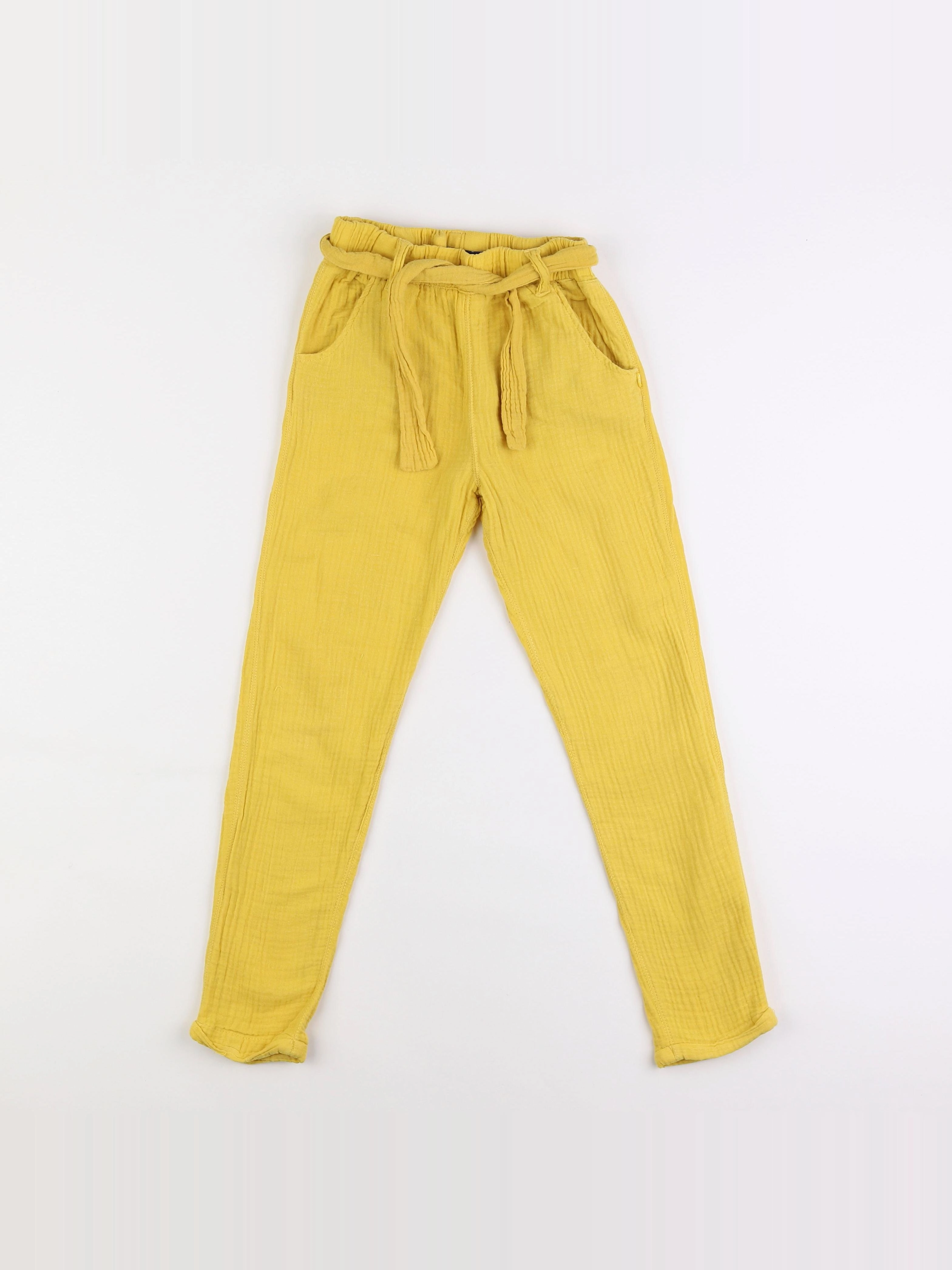 Okaidi - pantalon jaune - 8 ans